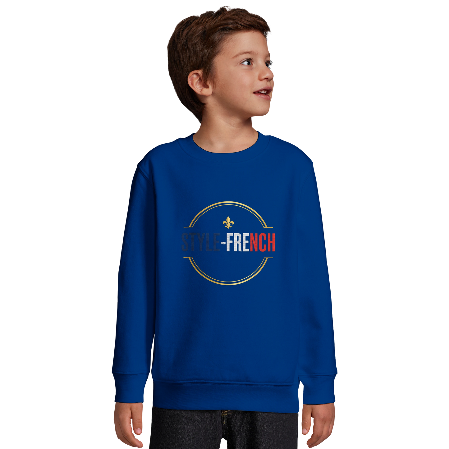 Sweat-shirt Garçon Petit Génie Français - Sweat Doux et Écoresponsable