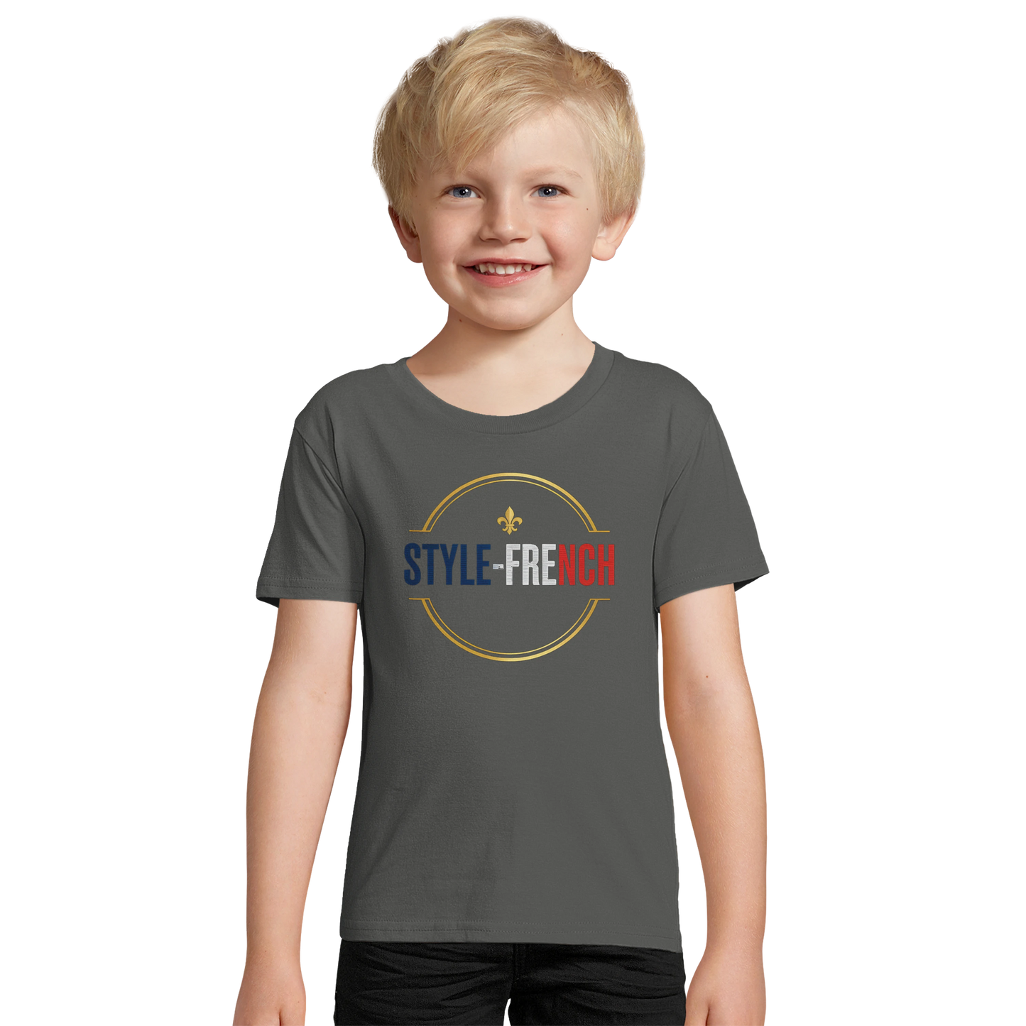 T-shirt Garçon Rock'n Français – Coton Bio Confortable
