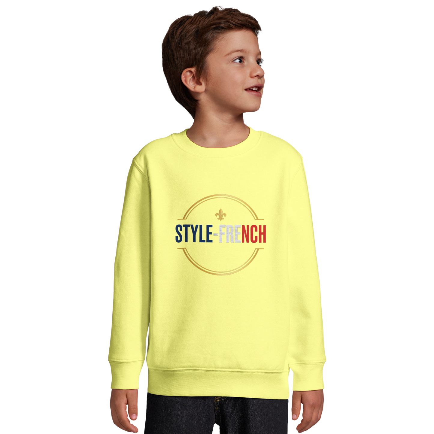 Sweat-shirt garçon  Rock'n Français – Coton Éco-Responsable
