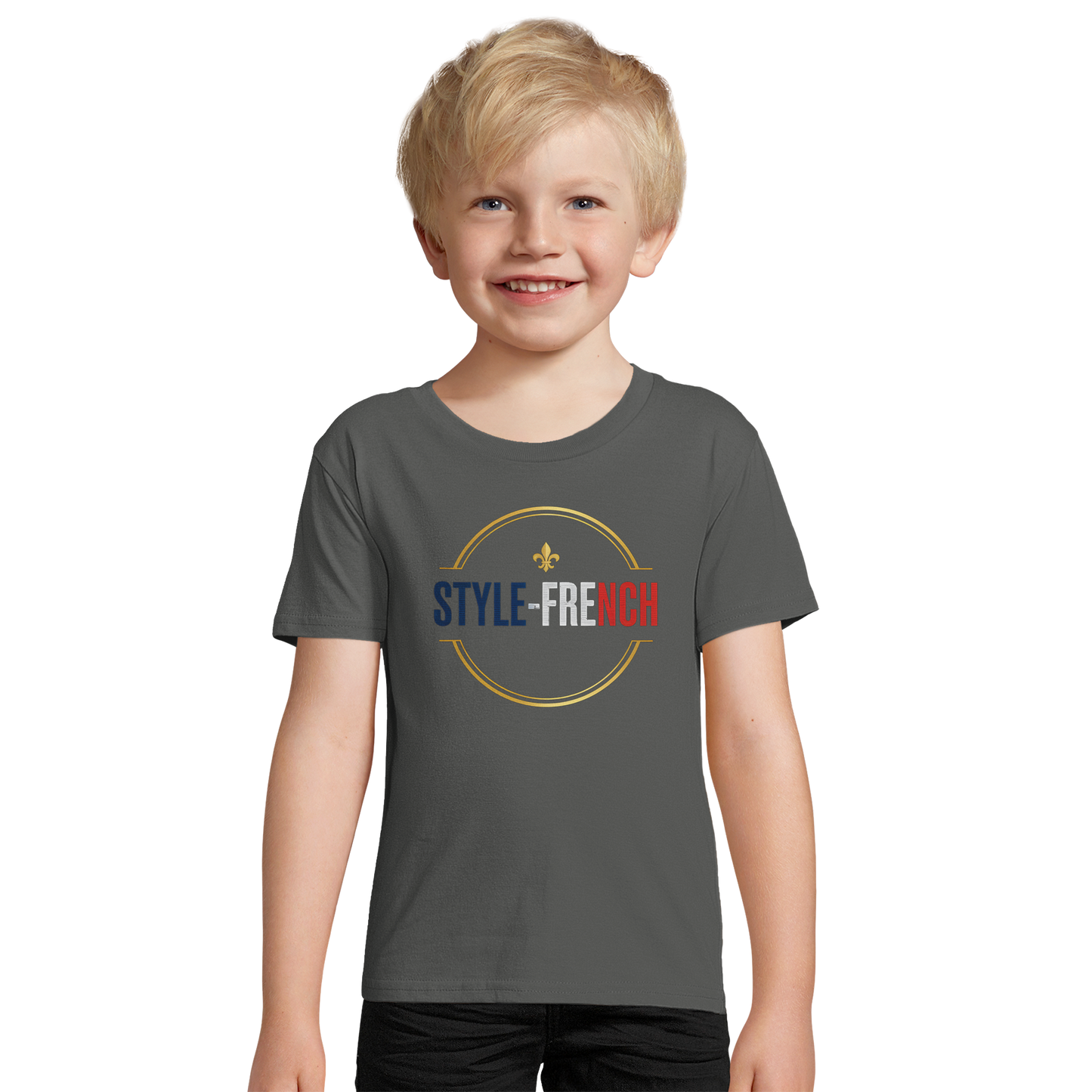 T-shirt Garçon Petit Patriote - Coton Bio Premium