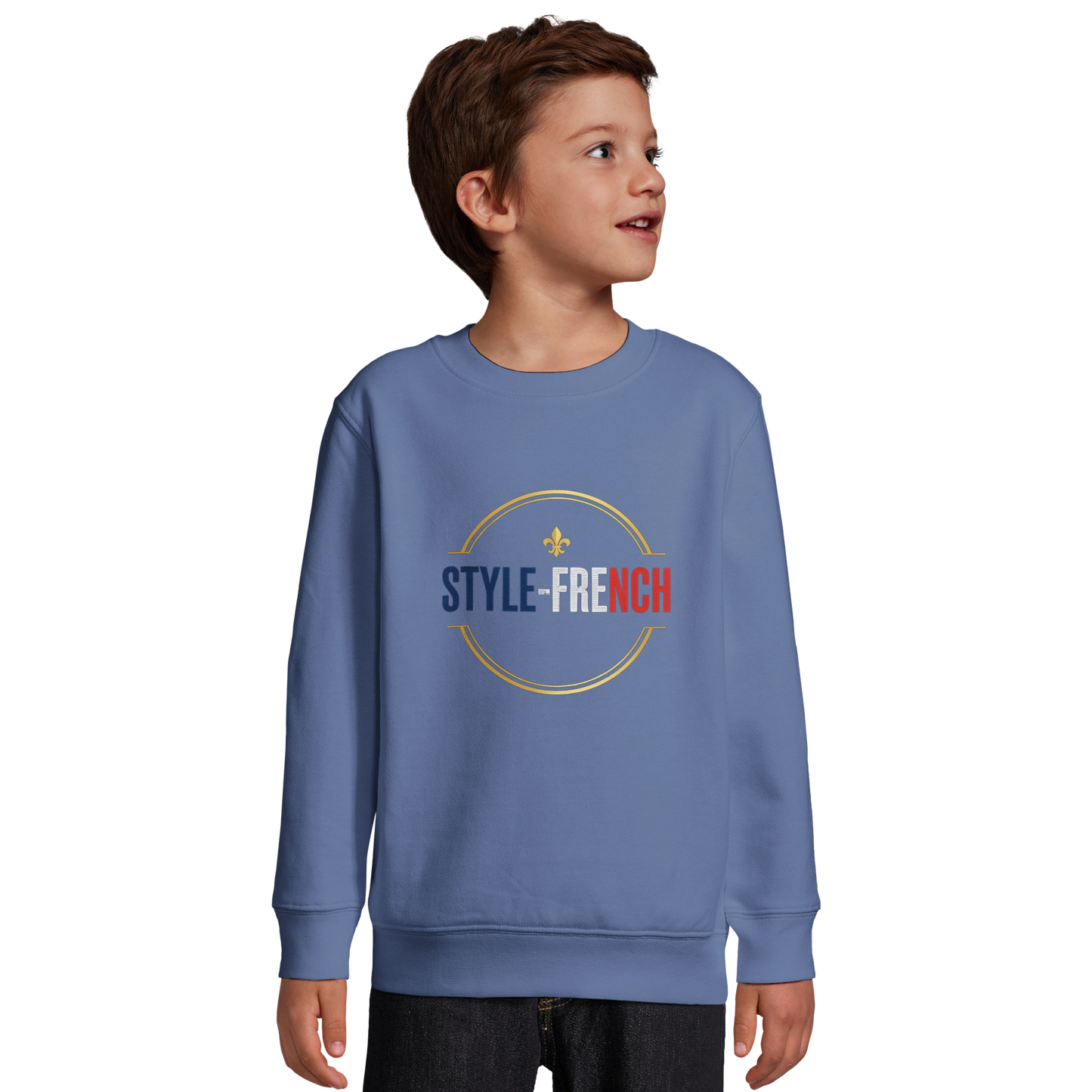 Sweat-shirt garçon Petit Chevalier de France - Coton Bio et Recyclé