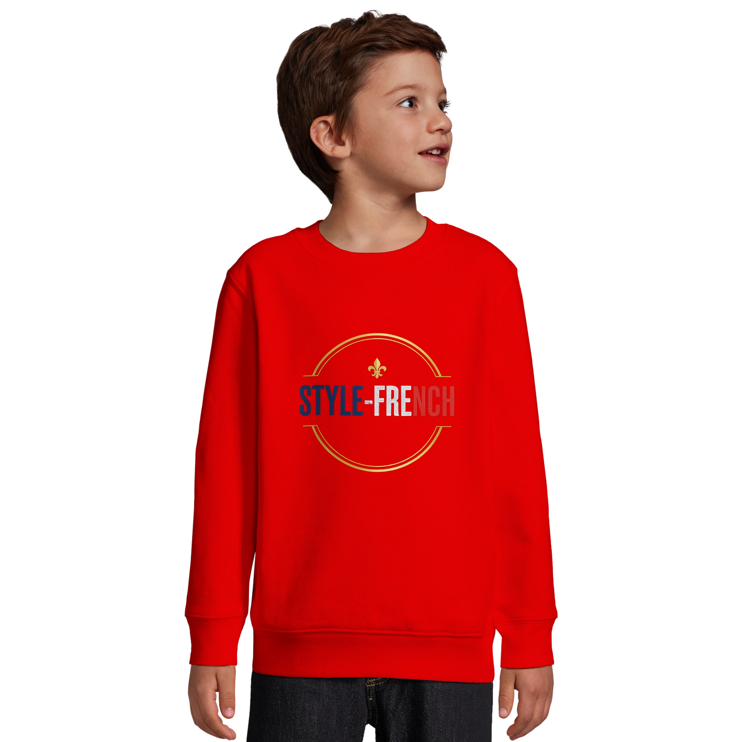 Sweat-shirt Garçon Petit Artiste de France – Coton Bio Confortable