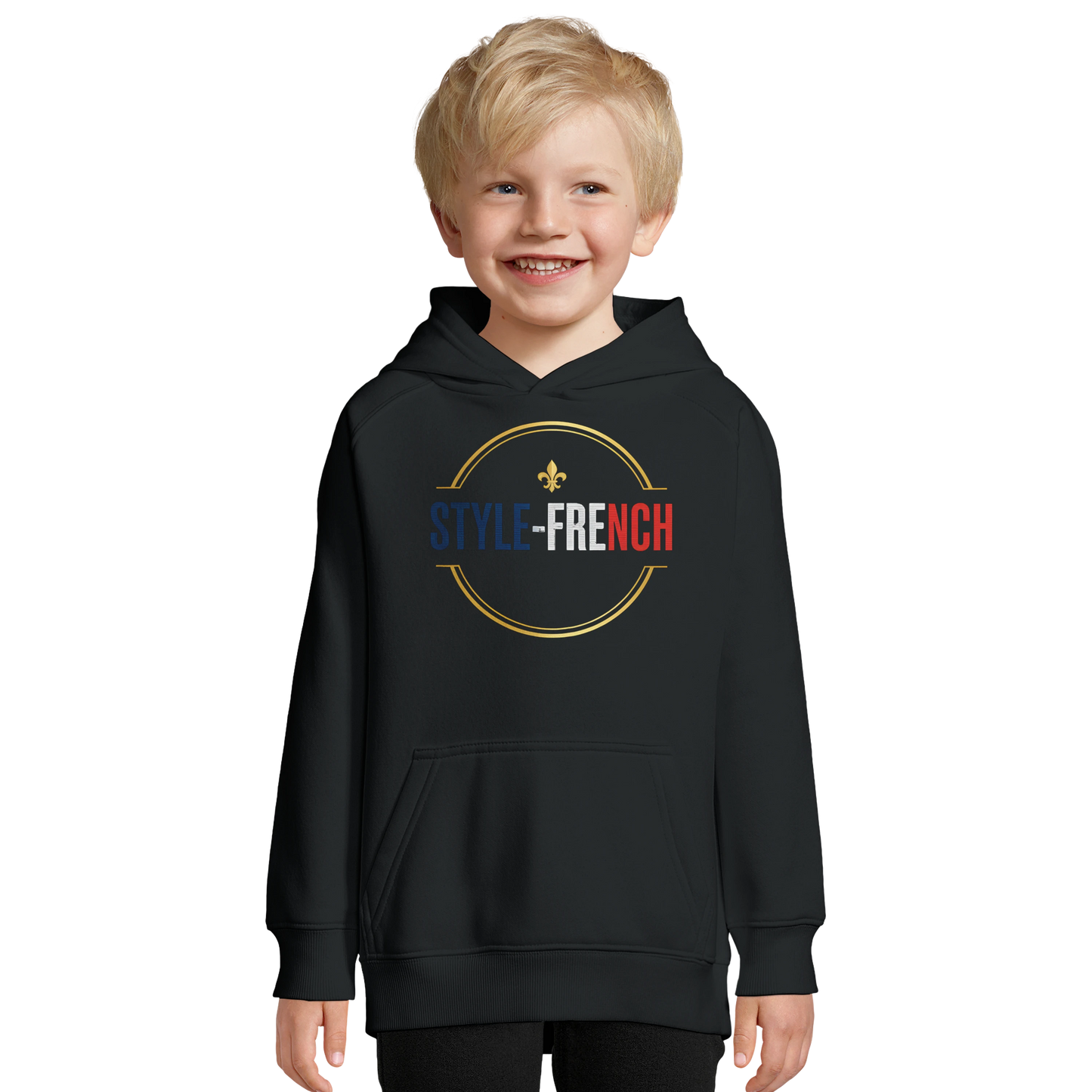 Sweat à Capuche Enfant - Design Petit Chef Grand Festin - Coton Bio
