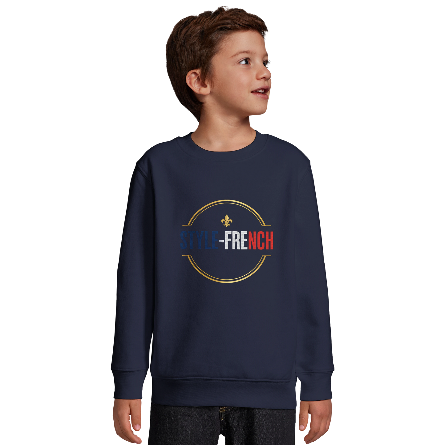 Sweat-shirt garçon Petit Chevalier de France - Coton Bio et Recyclé