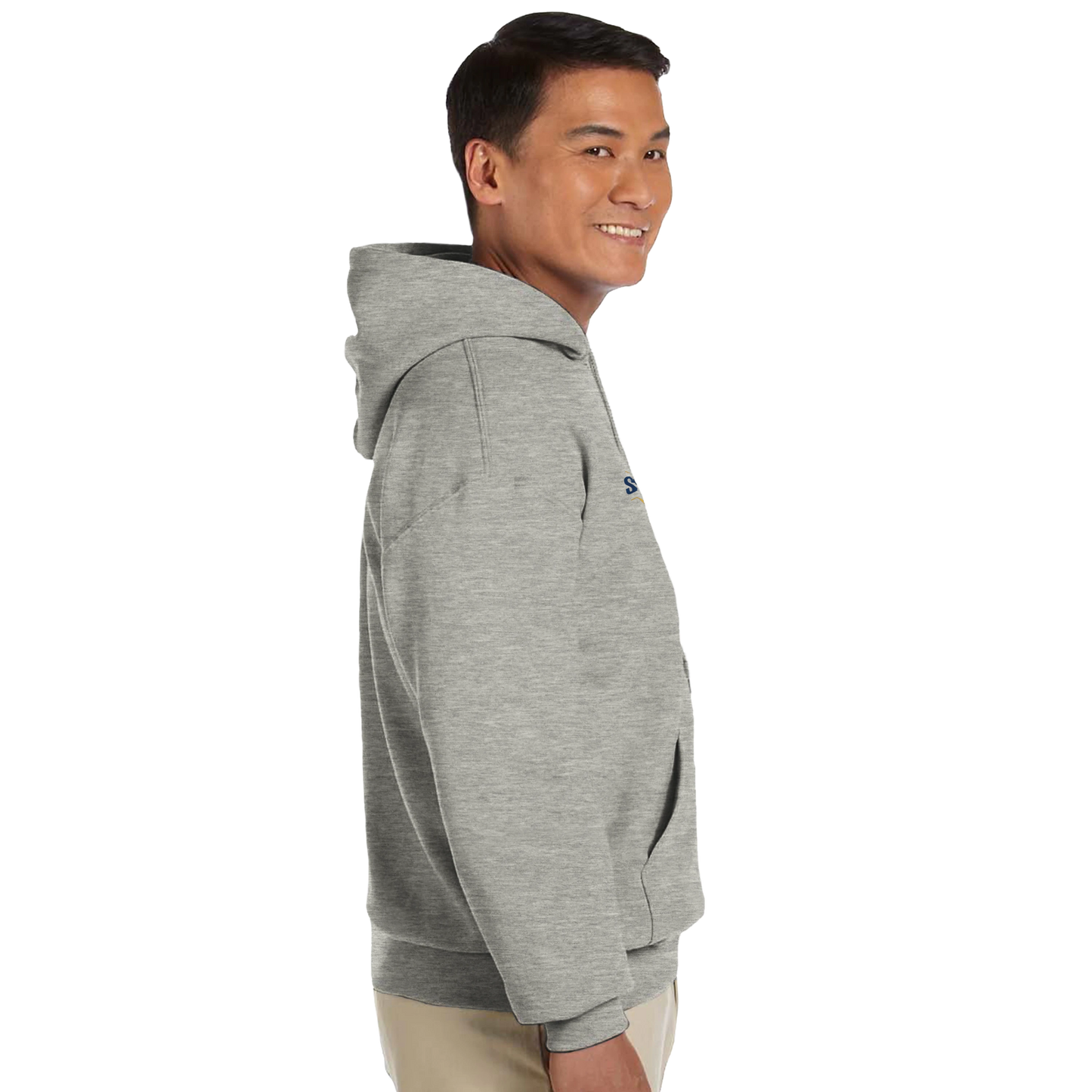 Sweat à capuche homme motif Lion Fort – Hoodie épais et confortable