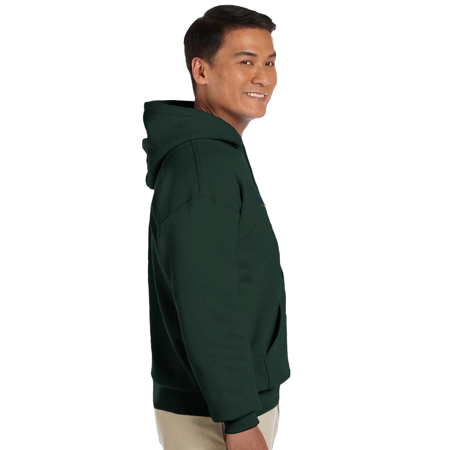 Sweat à capuche homme motif Lion Fort – Hoodie épais et confortable