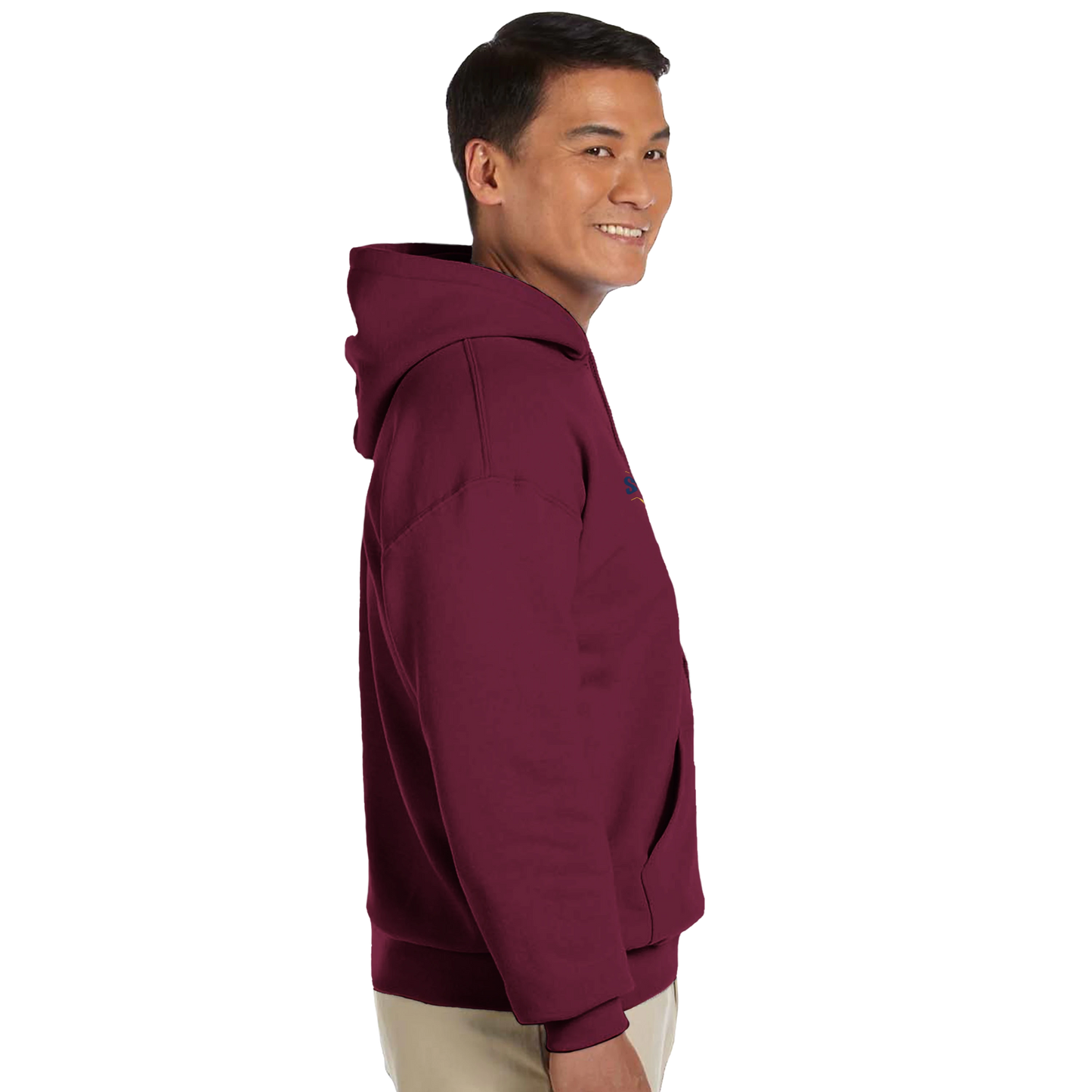 Sweat à capuche homme motif Lion Fort – Hoodie épais et confortable