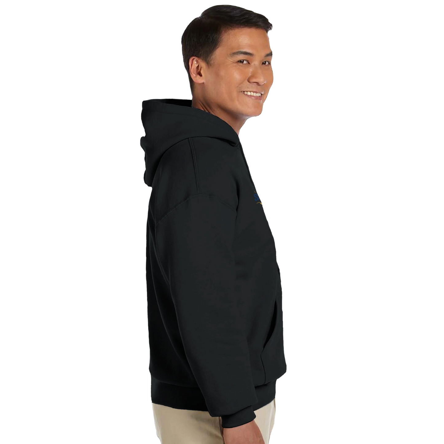 Sweat à capuche homme motif Lion Fort – Hoodie épais et confortable