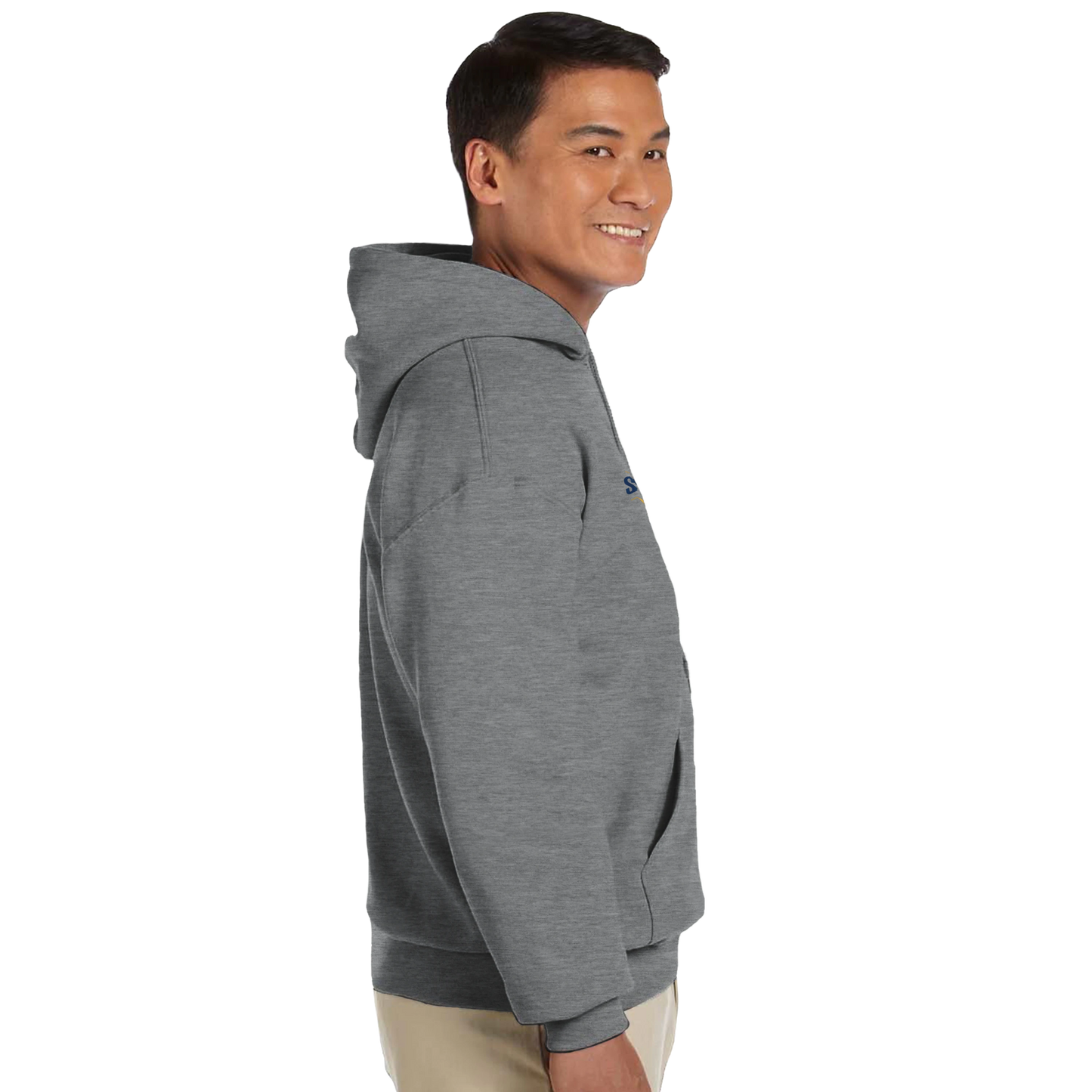 Sweat à capuche homme motif Lion Fort – Hoodie épais et confortable