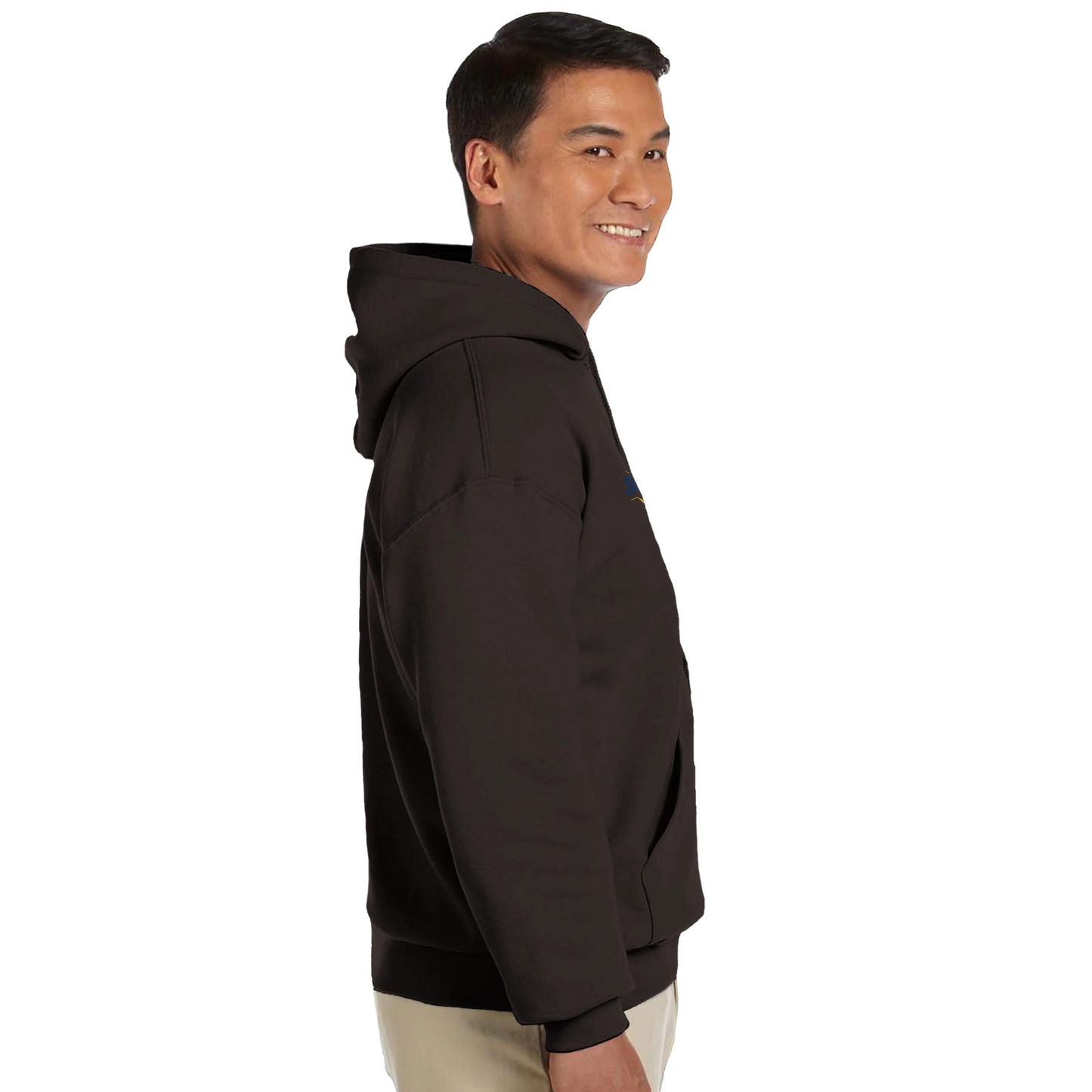 Sweat à capuche homme motif Lion Fort – Hoodie épais et confortable