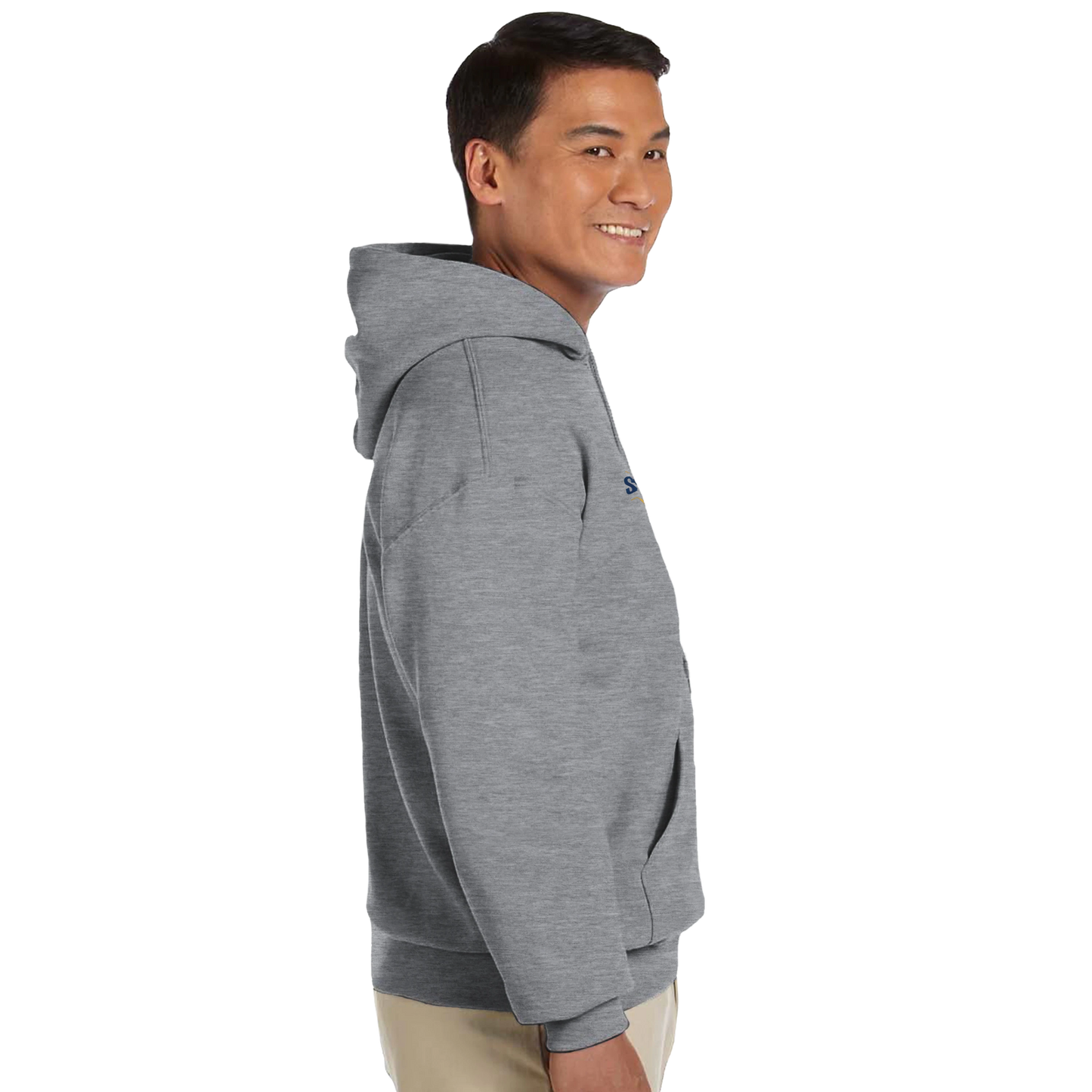 Sweat à capuche homme motif Lion Fort – Hoodie épais et confortable