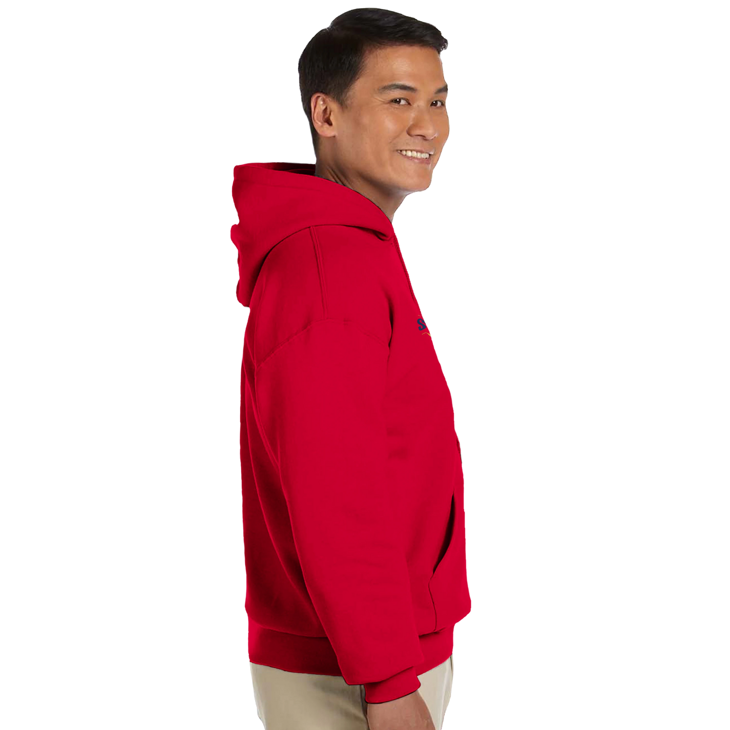 Sweat à capuche homme motif Lion Fort – Hoodie épais et confortable