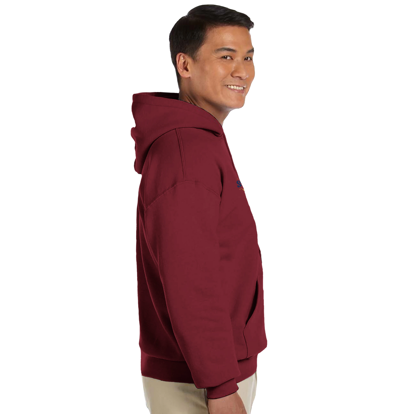 Sweat à capuche homme motif Lion Fort – Hoodie épais et confortable