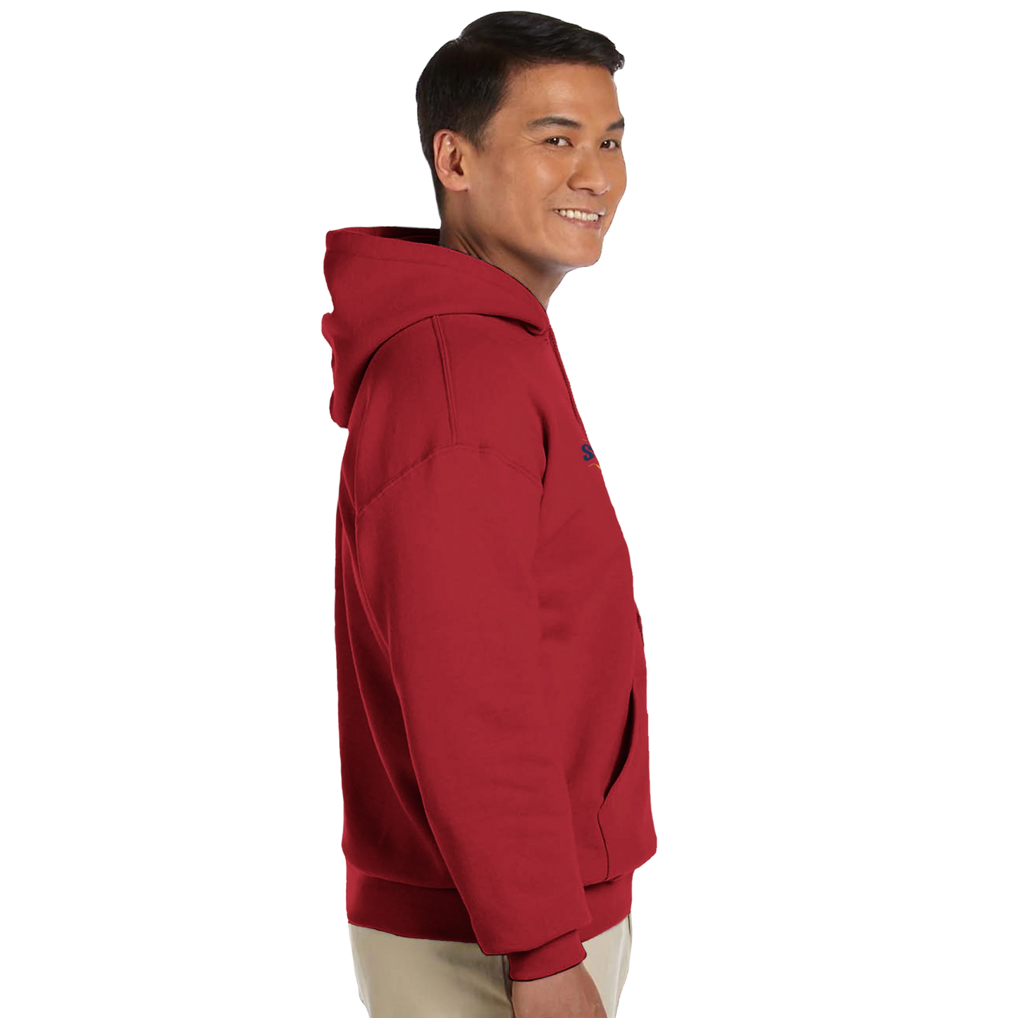 Sweat à capuche homme motif Lion Fort – Hoodie épais et confortable