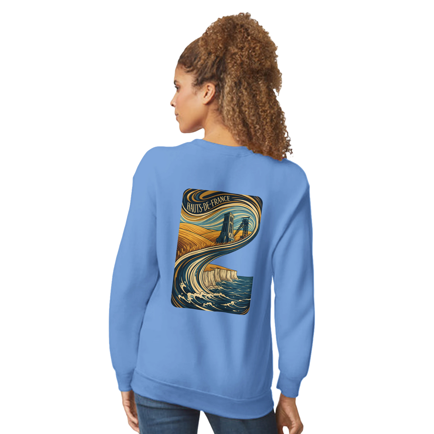 Sweat-shirt Unisexe Haut de France - Confort Premium et Design Classique