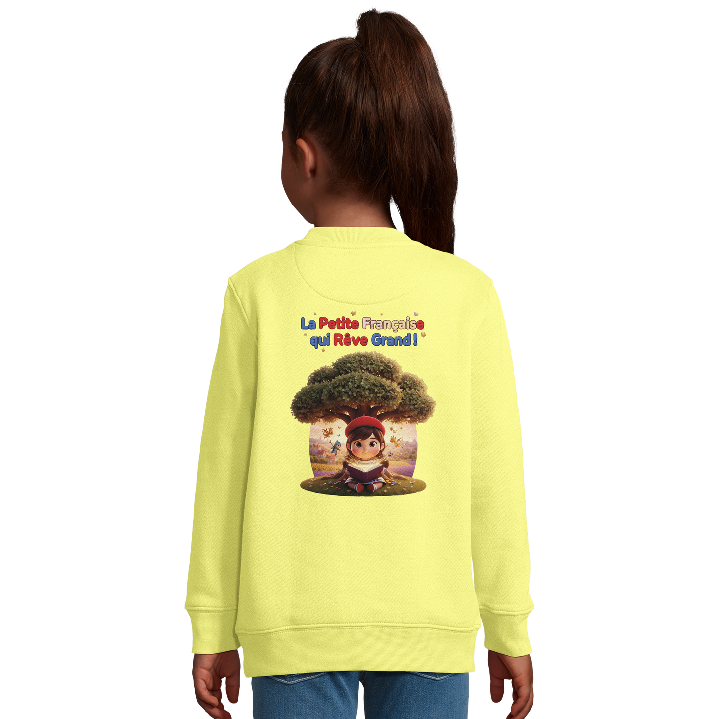 La Petite Française Qui Rêve Grand - Sweat-shirt Enfant Écoresponsable