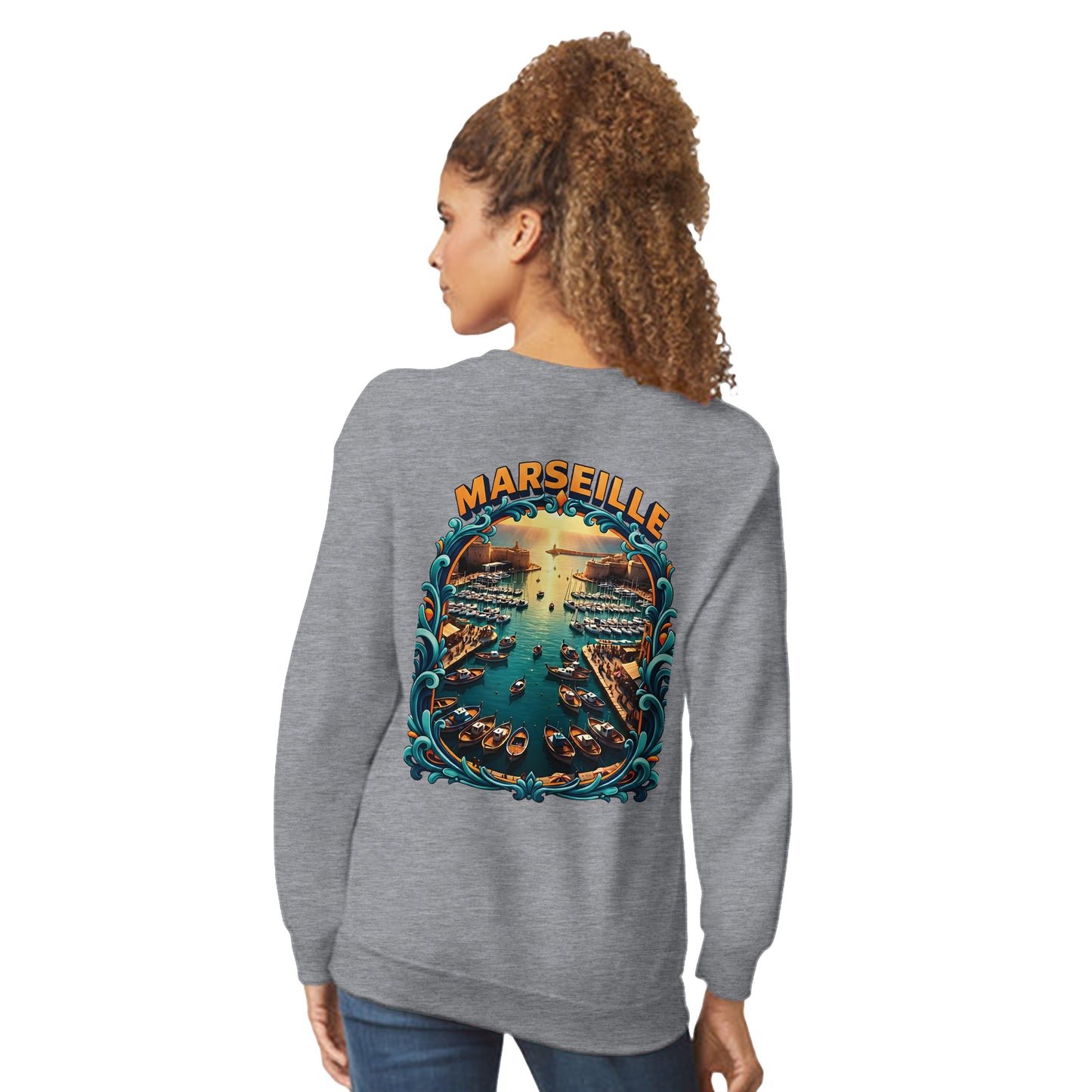 Sweat-shirt Unisexe Marseille - Confort Premium et Style Urbain