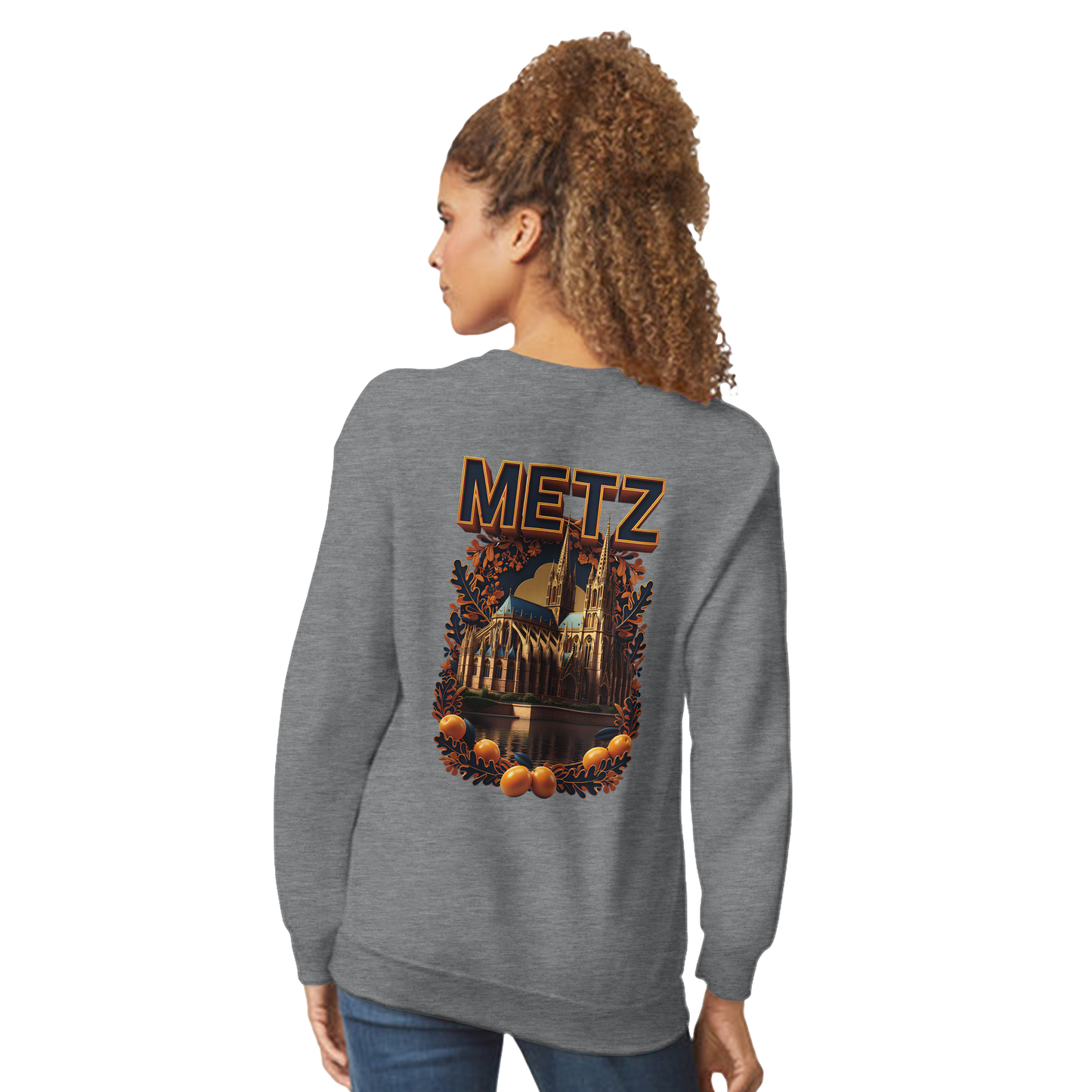 Sweat-shirt unisexe Metz – Coupe classique et confort premium