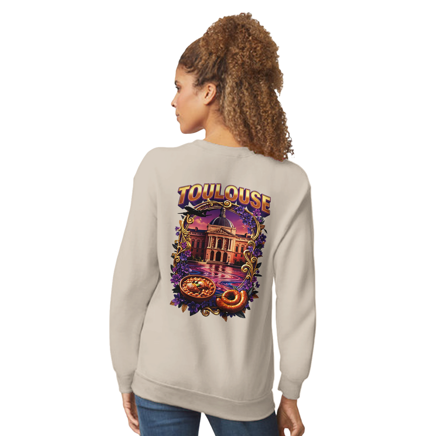 Sweat-shirt Unisexe Toulouse – Design Ville de France
