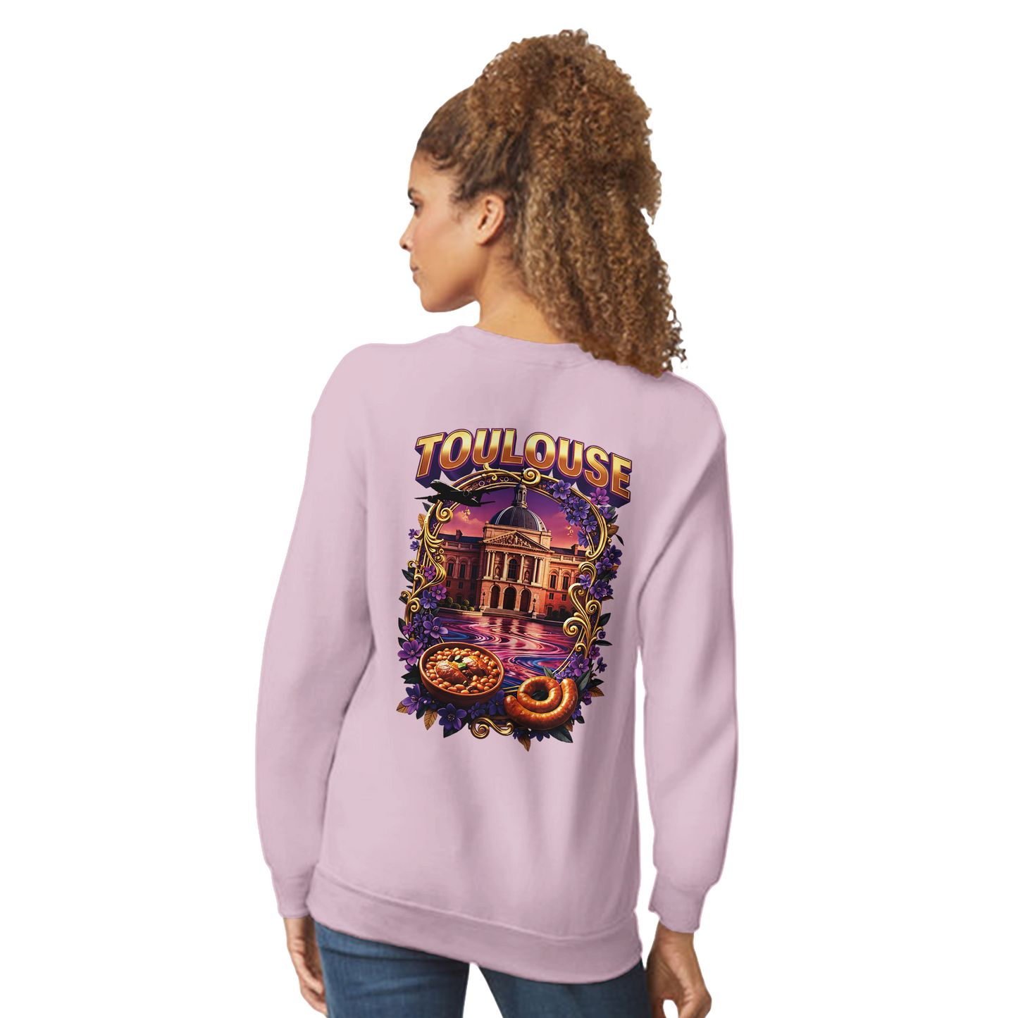 Sweat-shirt Unisexe Toulouse – Design Ville de France
