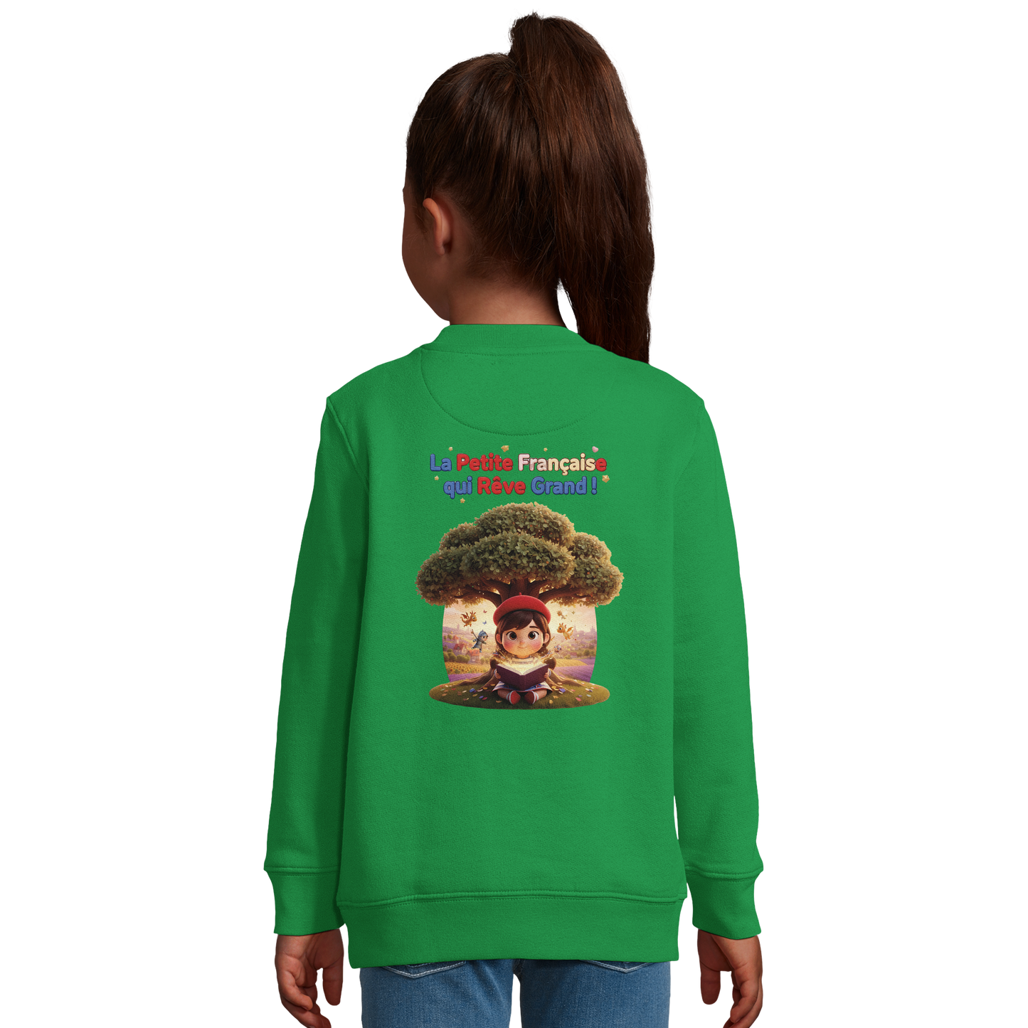 La Petite Française Qui Rêve Grand - Sweat-shirt Enfant Écoresponsable