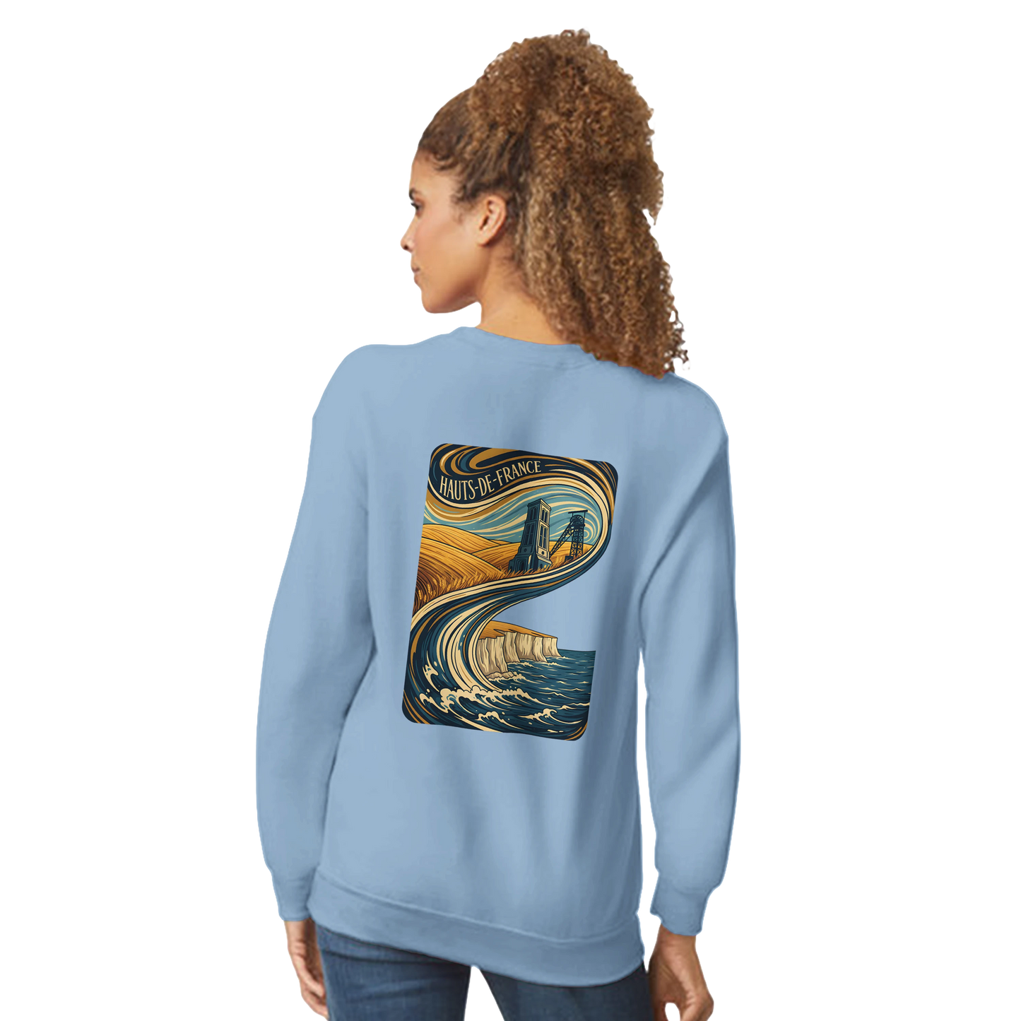 Sweat-shirt Unisexe Haut de France - Confort Premium et Design Classique