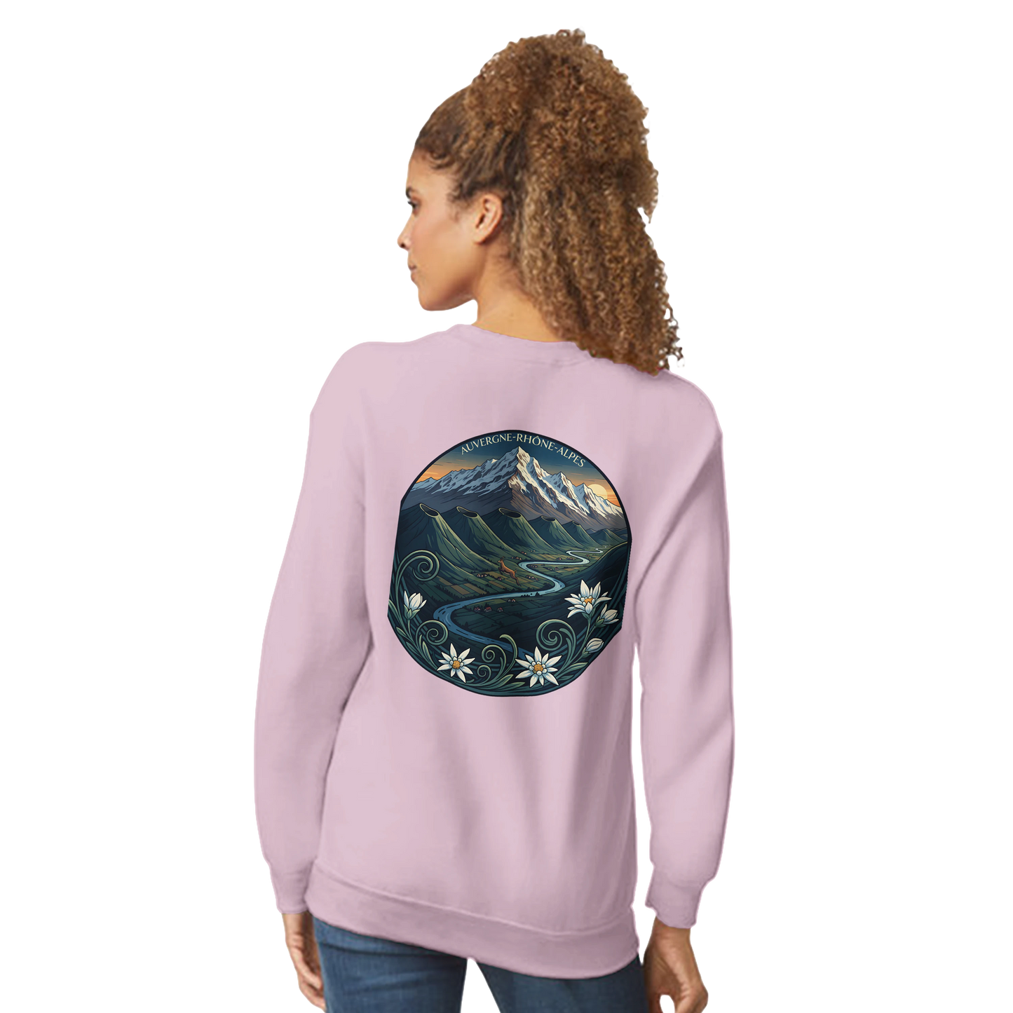 Sweat-shirt Unisexe Auvergne-Rhône-Alpes – Confort Classique