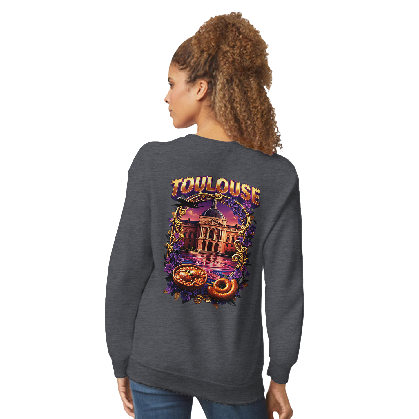 Sweat-shirt Unisexe Toulouse – Design Ville de France