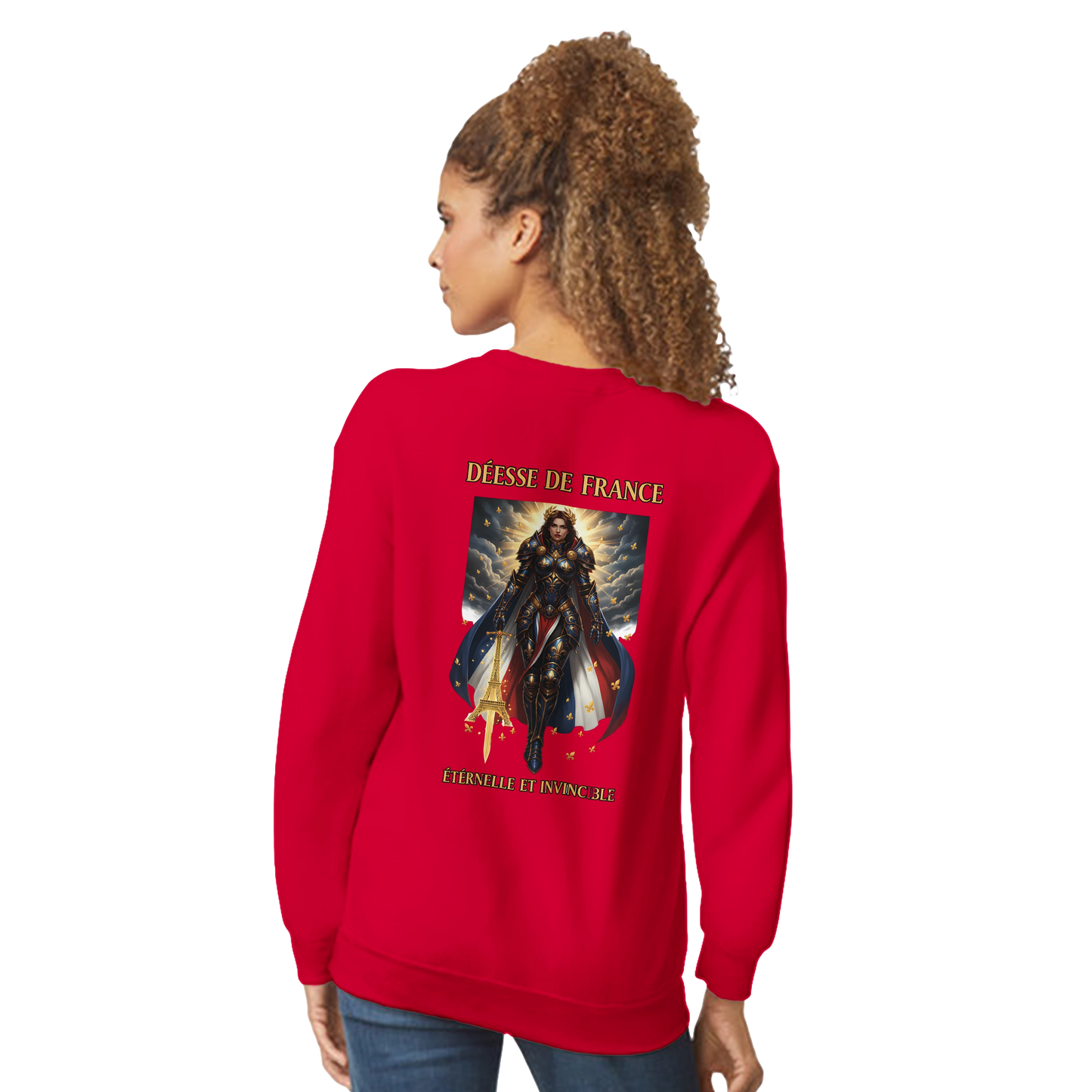 Sweat-shirt Femme Déesse de France – Confort et Style Premium