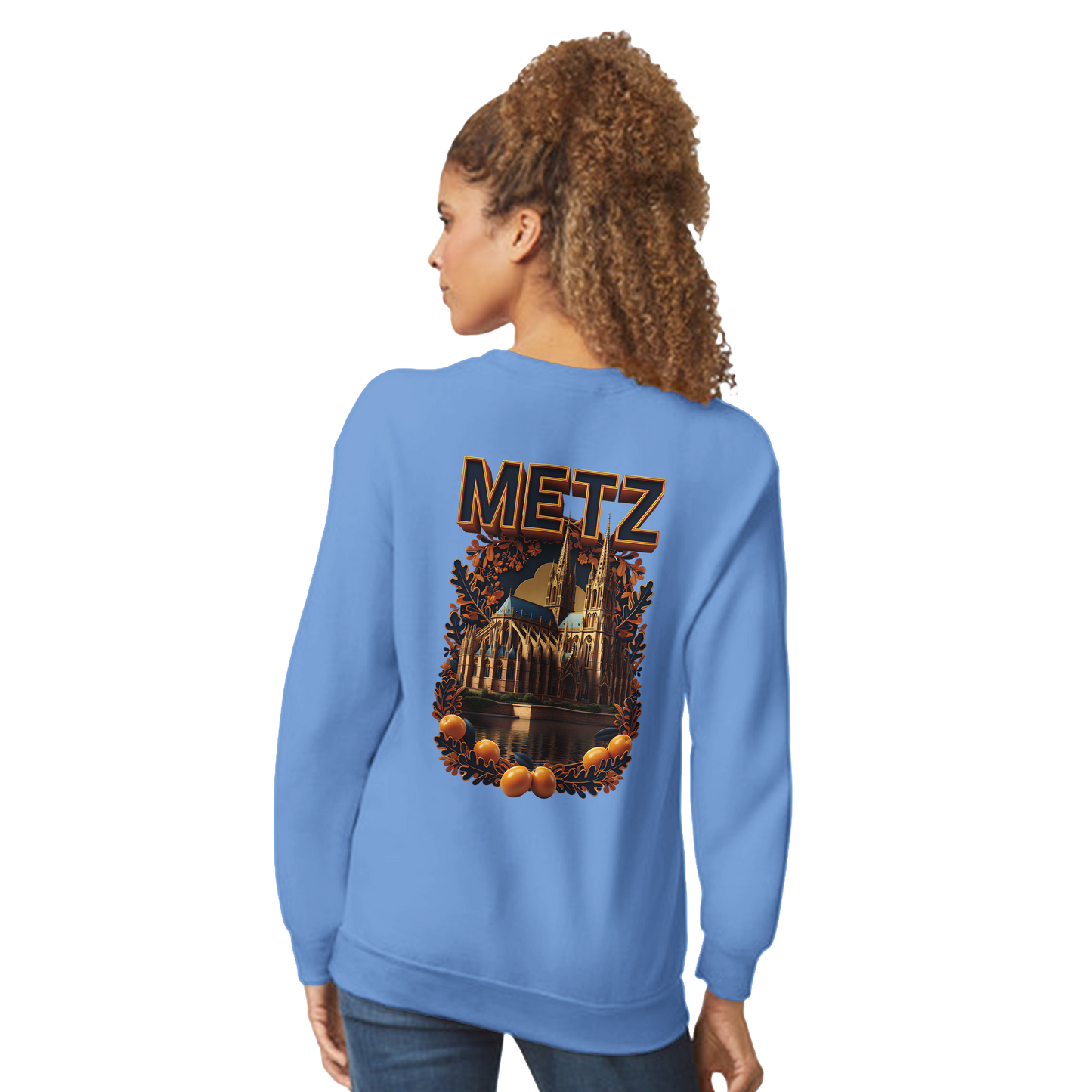 Sweat-shirt unisexe Metz – Coupe classique et confort premium