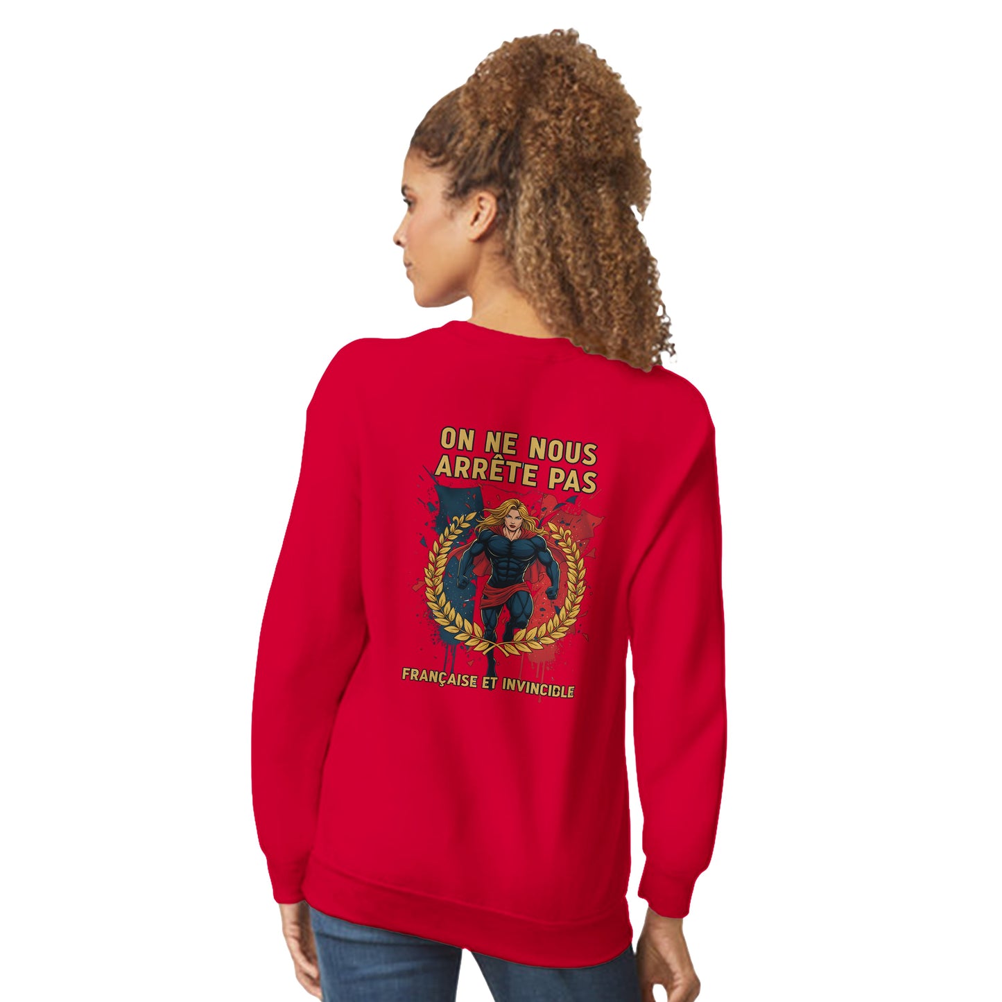 Sweat-shirt Femme « On ne nous arrête pas » – Confort et Style