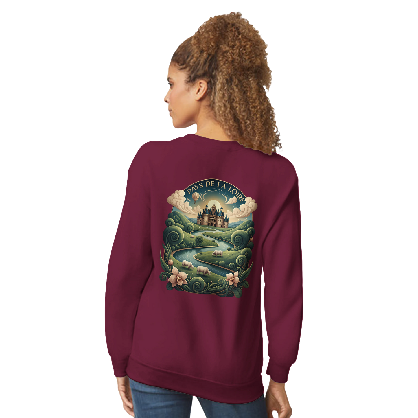 Sweat-shirt Unisexe Pays de la Loire – Confort Premium et Coupe Classique