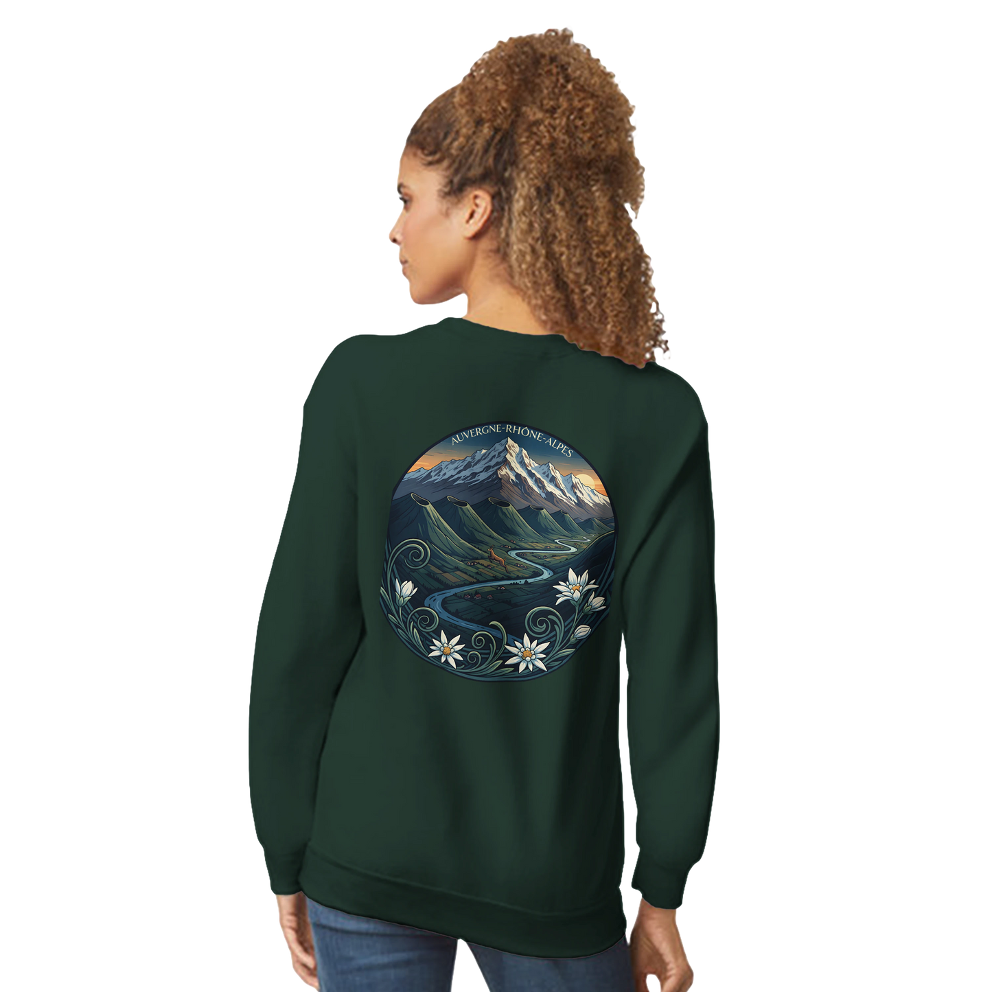 Sweat-shirt Unisexe Auvergne-Rhône-Alpes – Confort Classique
