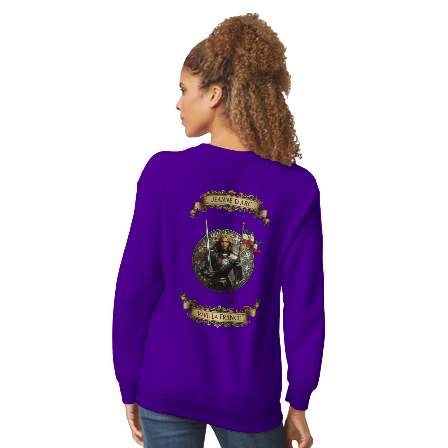 Sweat-shirt Femme Jeanne d’Arc – Confort et Style Historique
