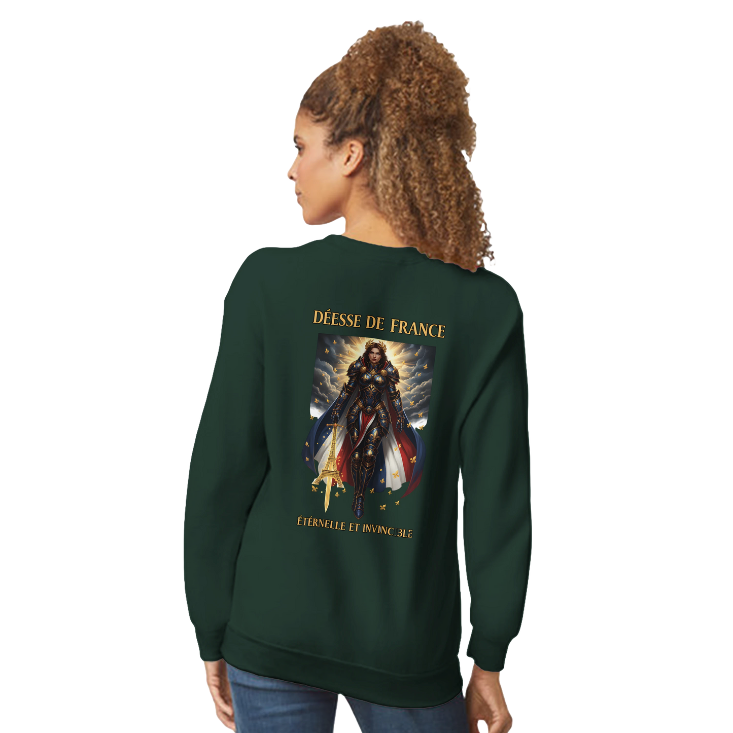 Sweat-shirt Femme Déesse de France – Confort et Style Premium