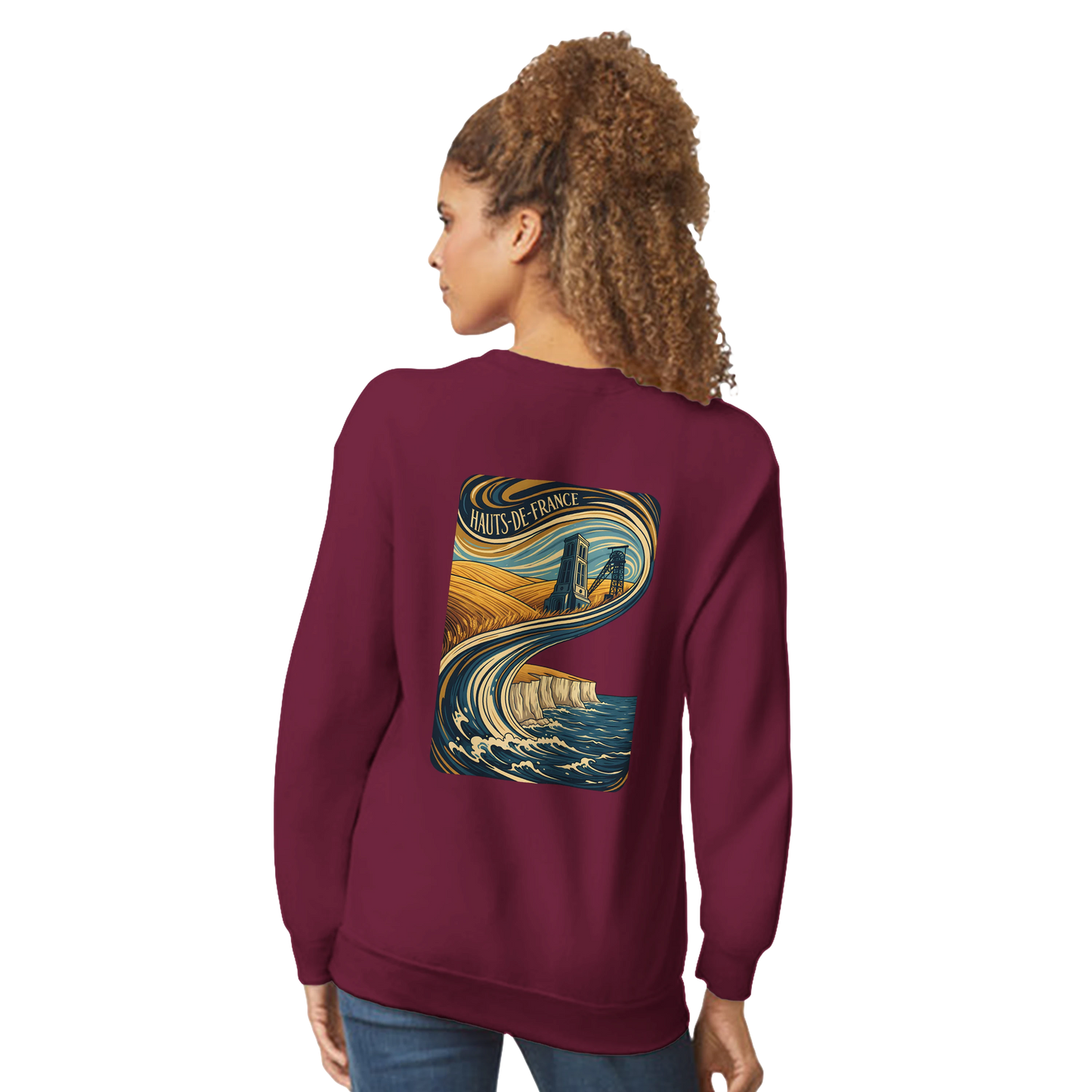 Sweat-shirt Unisexe Haut de France - Confort Premium et Design Classique