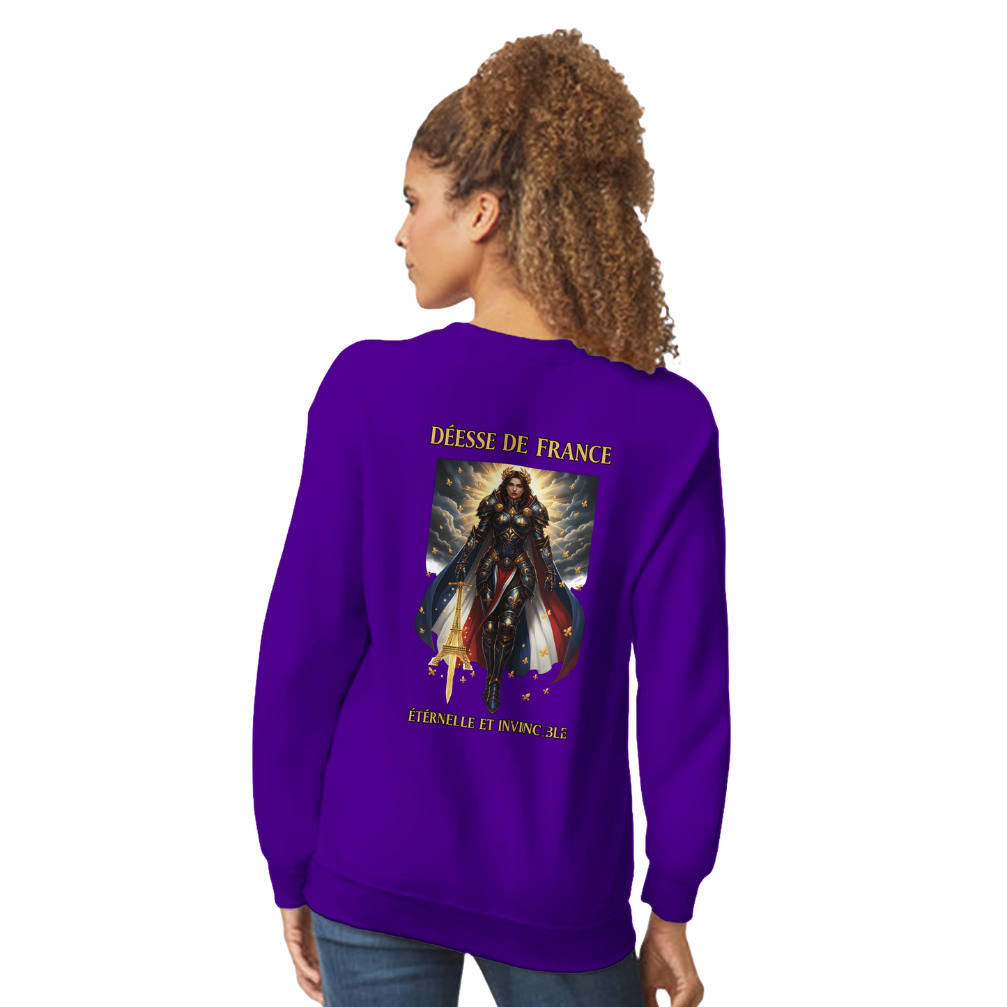 Sweat-shirt Femme Déesse de France – Confort et Style Premium