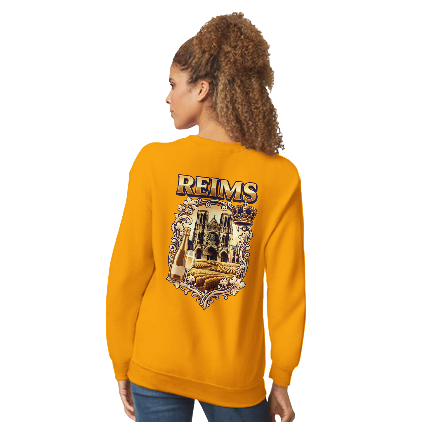 Sweat-shirt Reims – Sweat à col rond confortable en coton mélangé