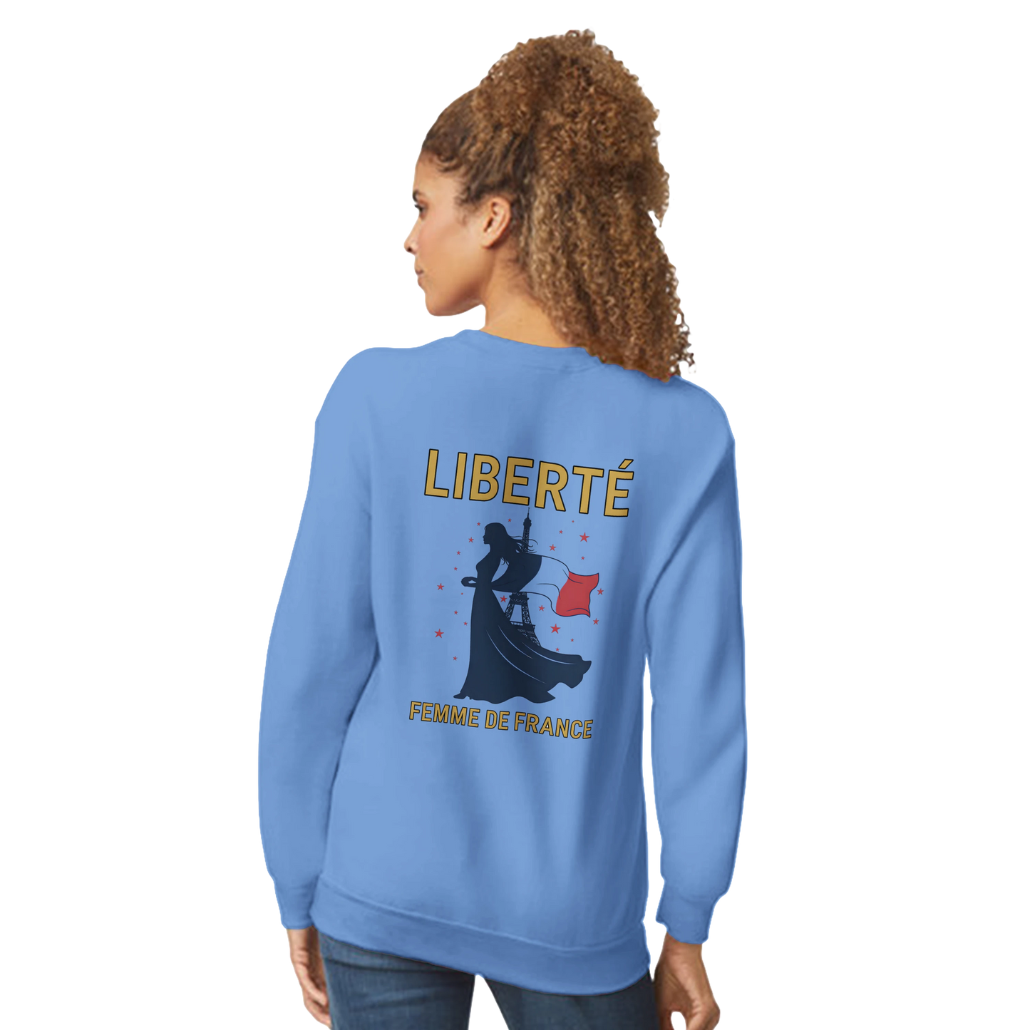 Sweat-shirt femme liberté  classique ras du cou | Gildan® 18000