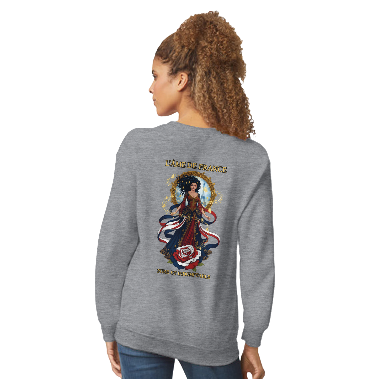 Sweat-shirt Femme "L'âme de France" - Confort Supérieur