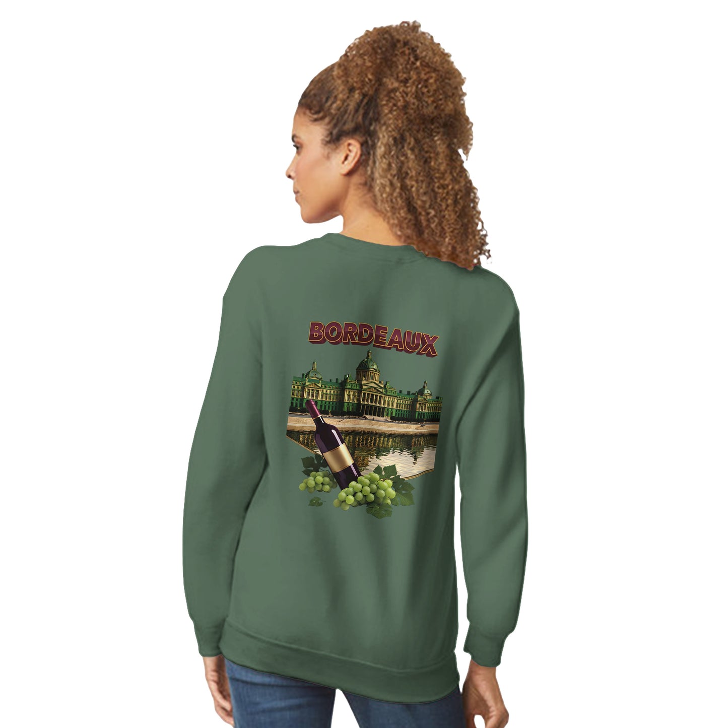 Sweat-shirt Unisexe Bordeaux Ville de France – Classique et Confortable