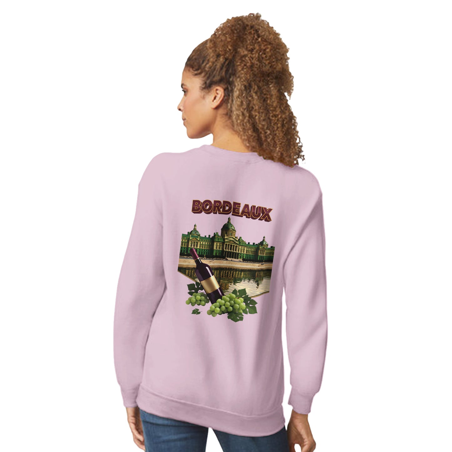 Sweat-shirt Unisexe Bordeaux Ville de France – Classique et Confortable