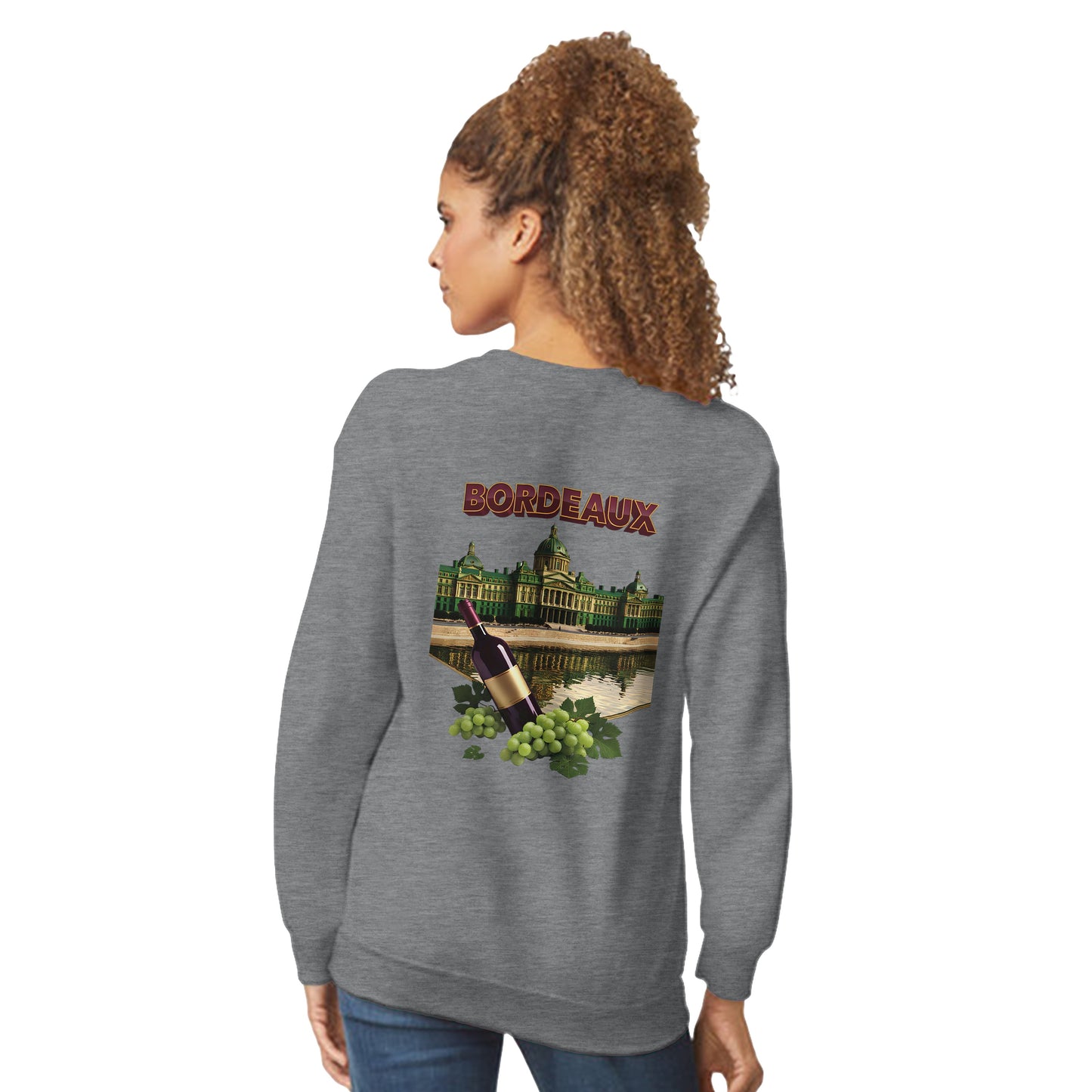 Sweat-shirt Unisexe Bordeaux Ville de France – Classique et Confortable