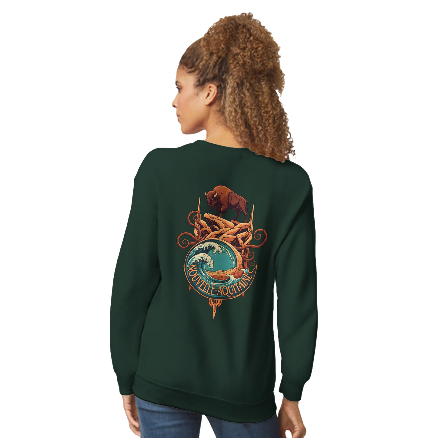 Sweat-shirt Unisexe Nouvelle-Aquitaine – Confort et Qualité Premium