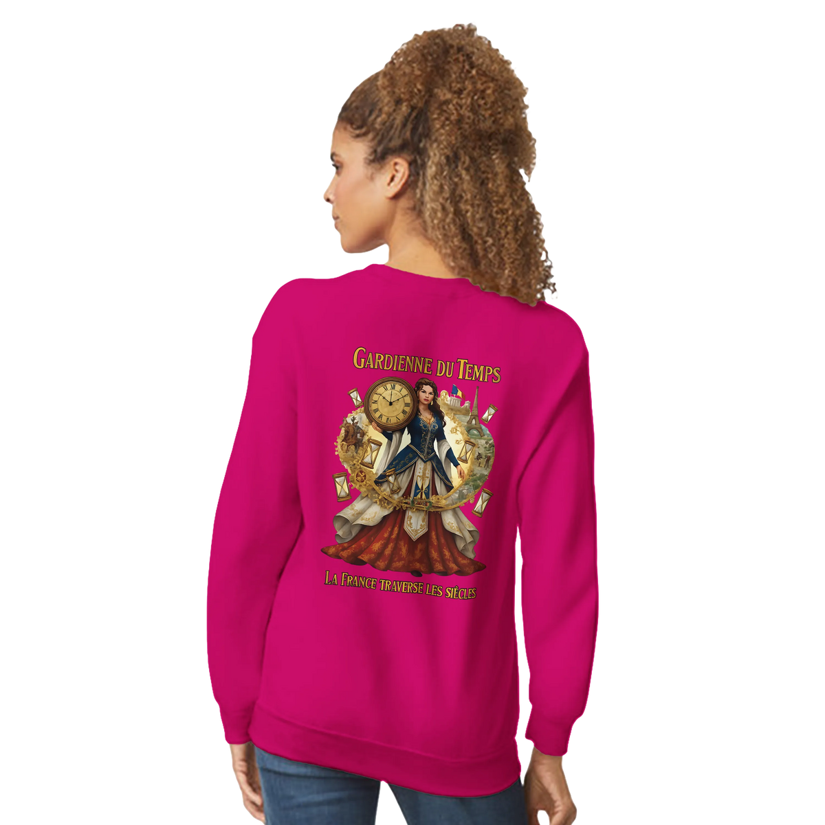 Sweat-shirt Femme Gardienne du Temps – Confort et Style Durable