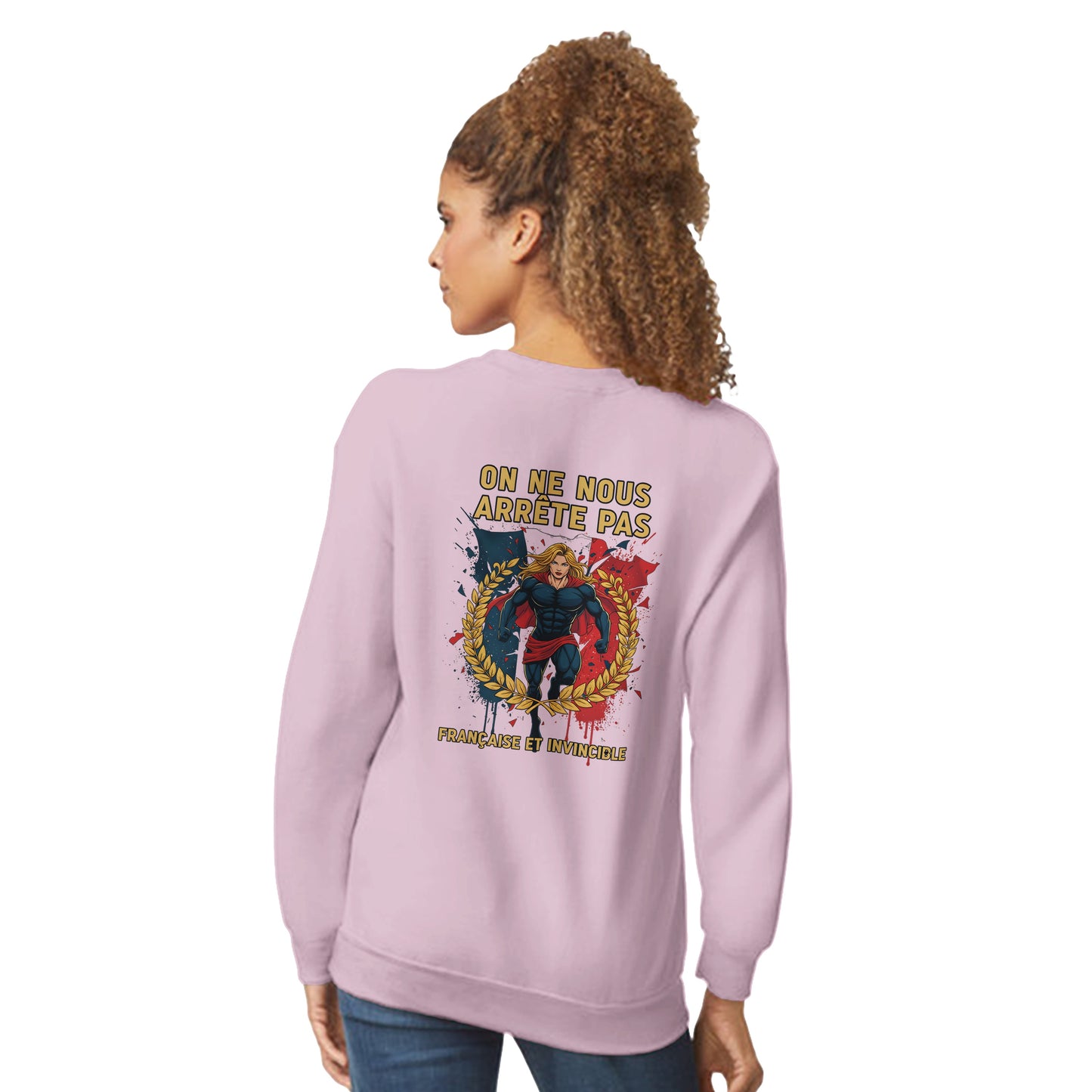 Sweat-shirt Femme « On ne nous arrête pas » – Confort et Style