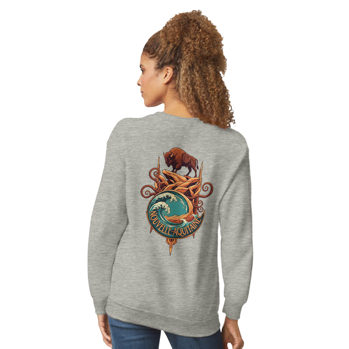 Sweat-shirt Unisexe Nouvelle-Aquitaine – Confort et Qualité Premium
