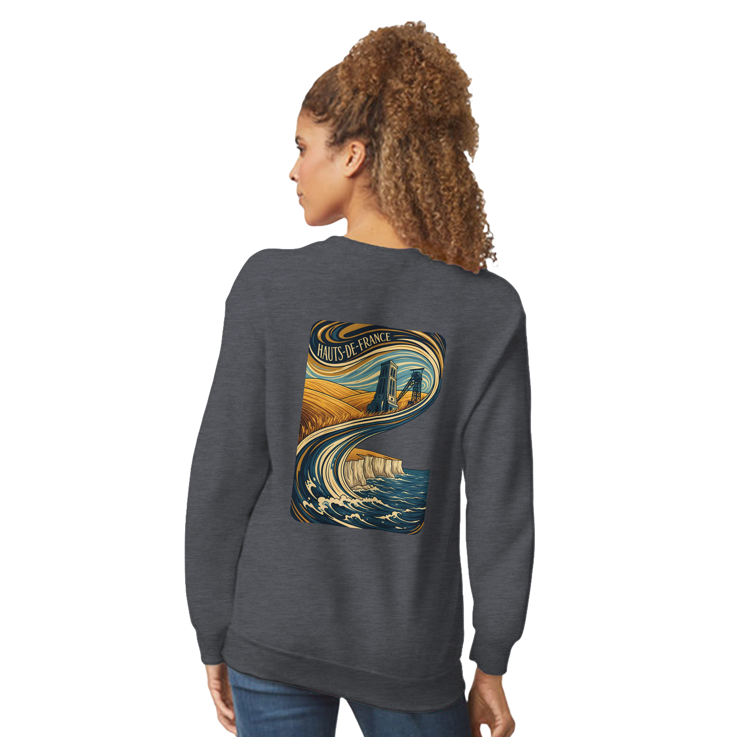 Sweat-shirt Unisexe Haut de France - Confort Premium et Design Classique