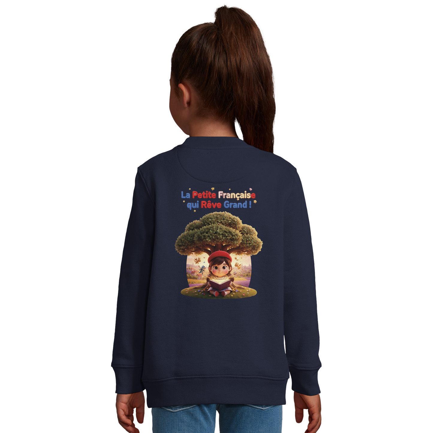 La Petite Française Qui Rêve Grand - Sweat-shirt Enfant Écoresponsable