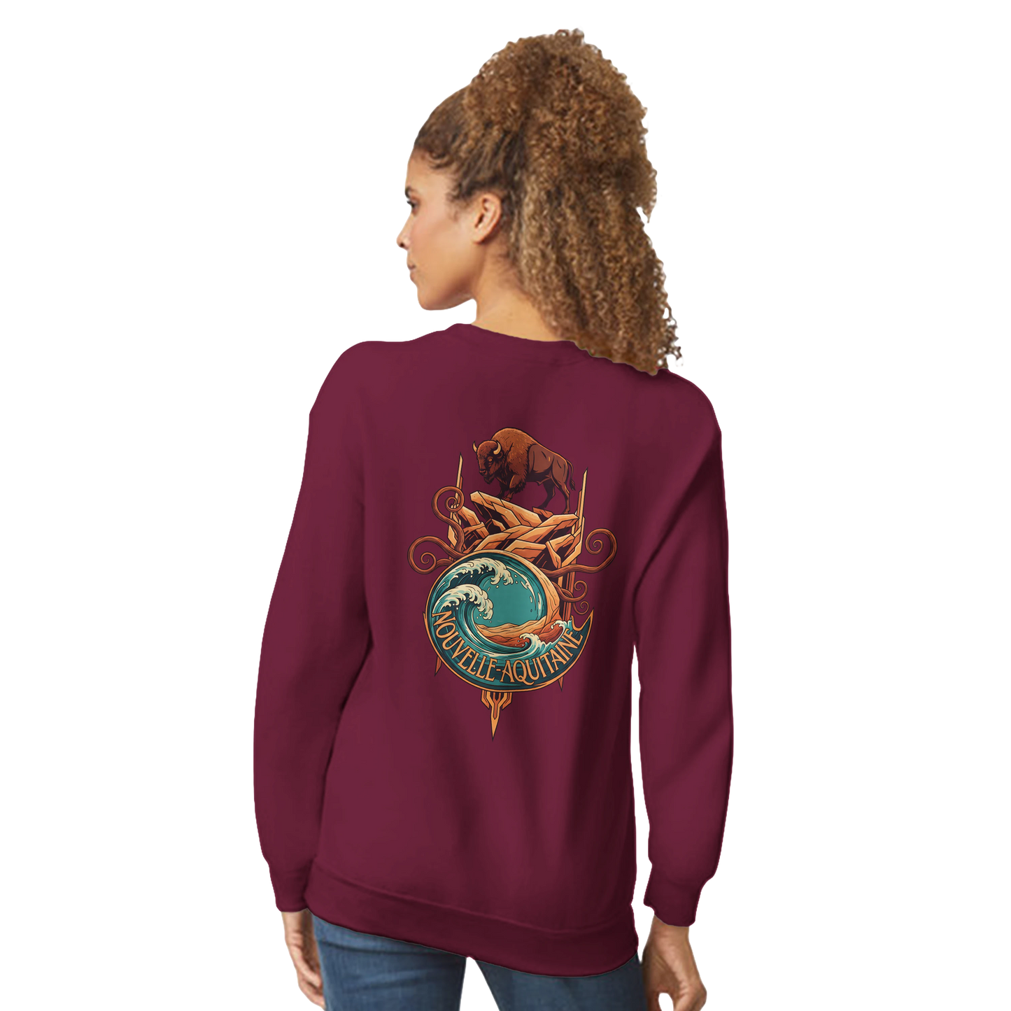 Sweat-shirt Unisexe Nouvelle-Aquitaine – Confort et Qualité Premium